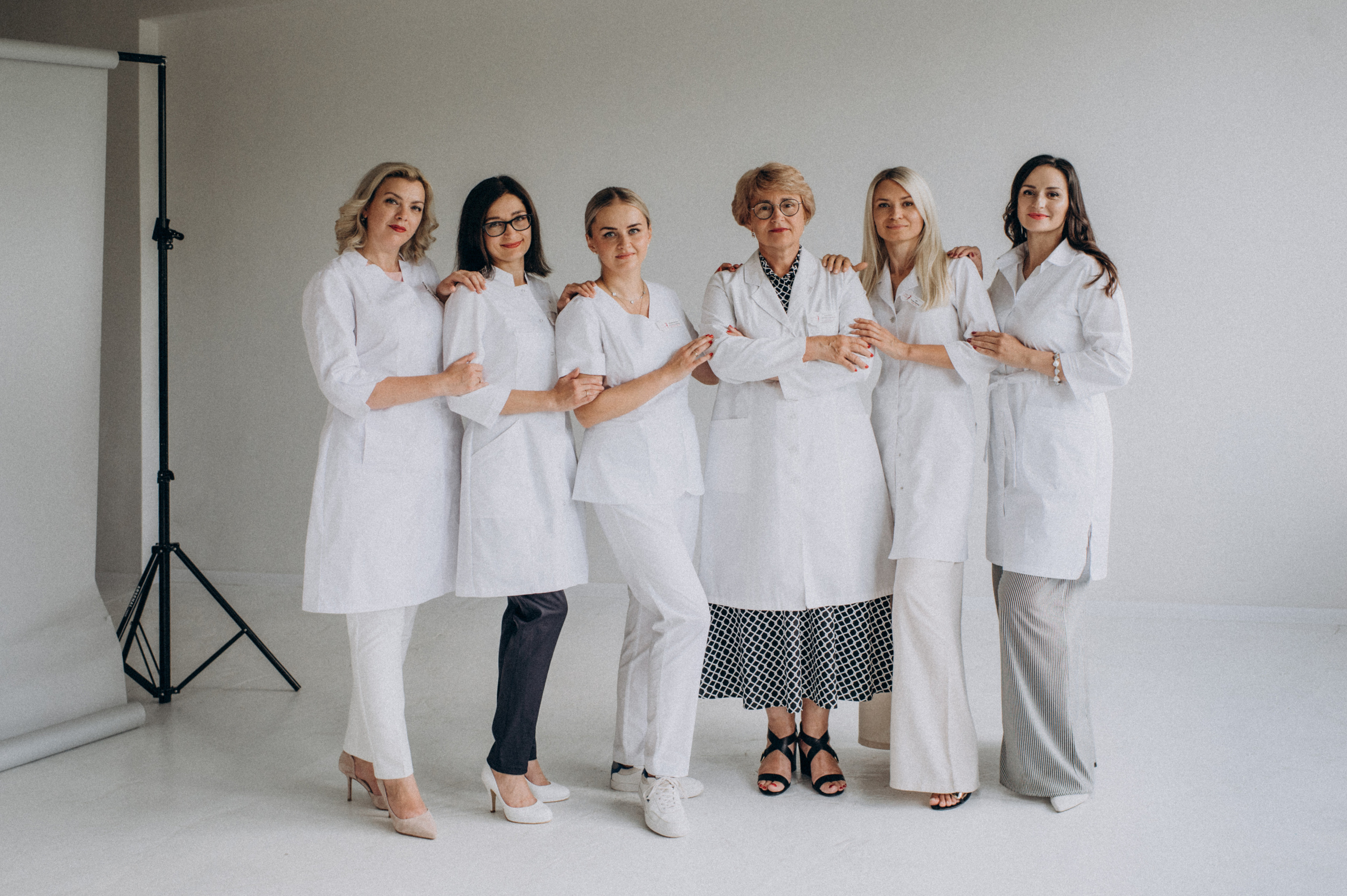 Контент зйомка, фотосесія персоналу клініки. Сімейний, дитячий та індивідуальний фотограф в м. Тернопіль, м. Львів