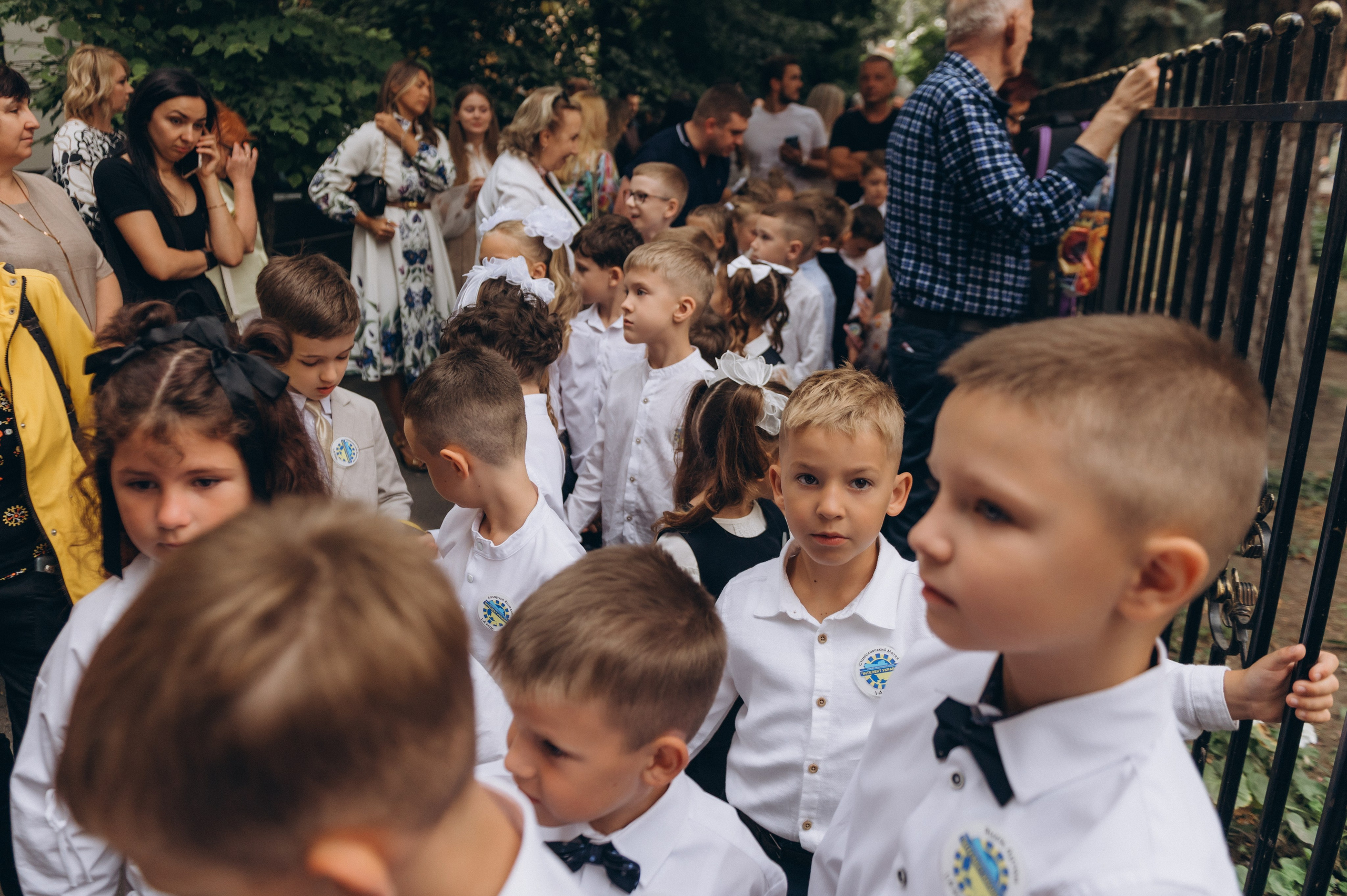 Перший дзвоник у Тернополі, фотосесія першокласників