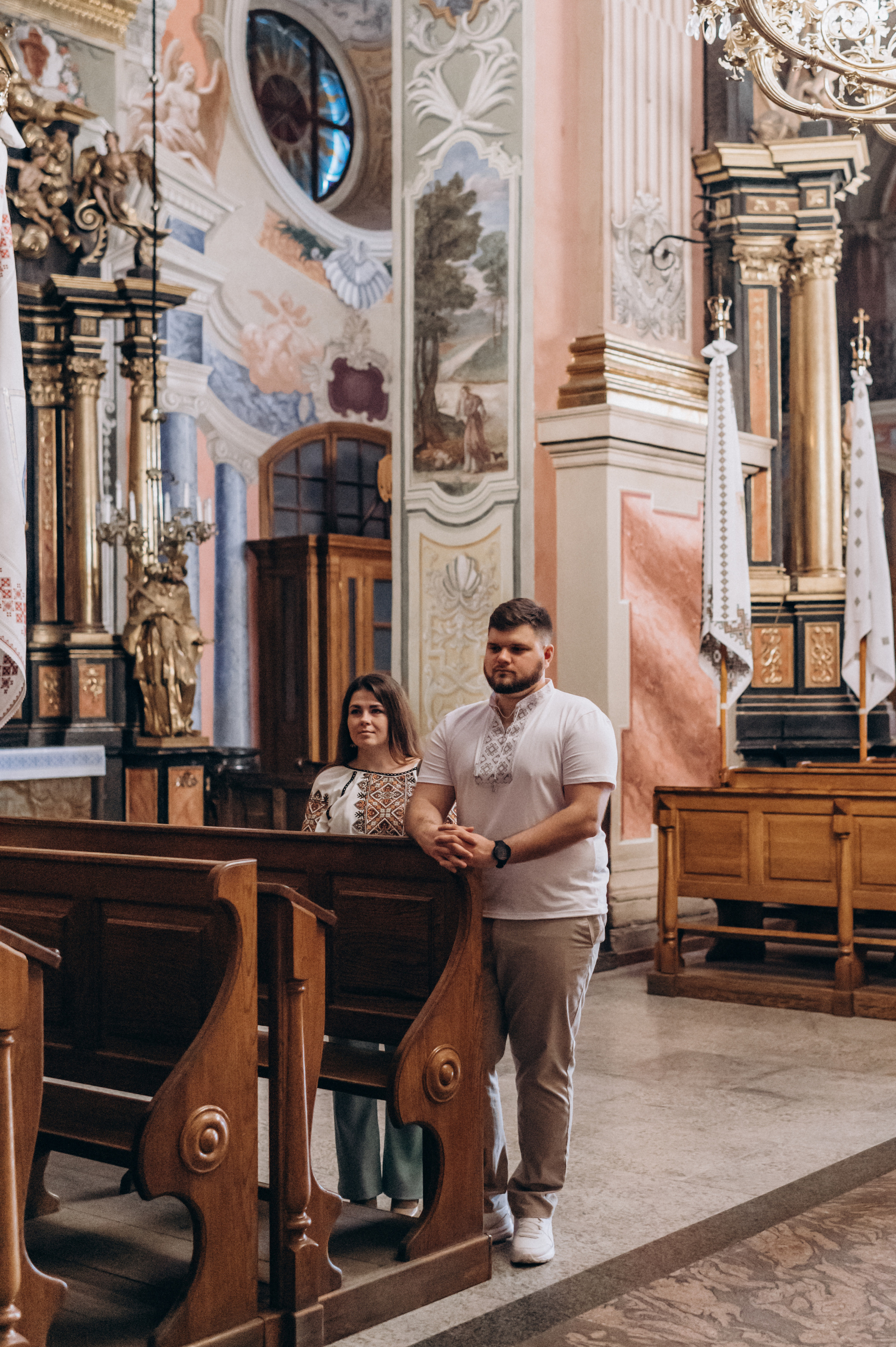 Хрещення Марка, Бернардинський монастир, Львів. Сімейний, дитячий та індивідуальний фотограф в м. Тернопіль, м. Львів