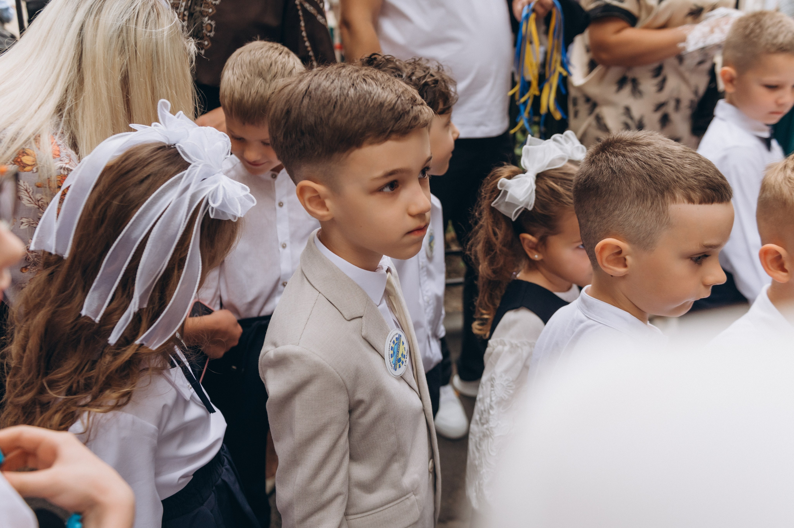 Перший дзвоник у Тернополі, фотосесія першокласників