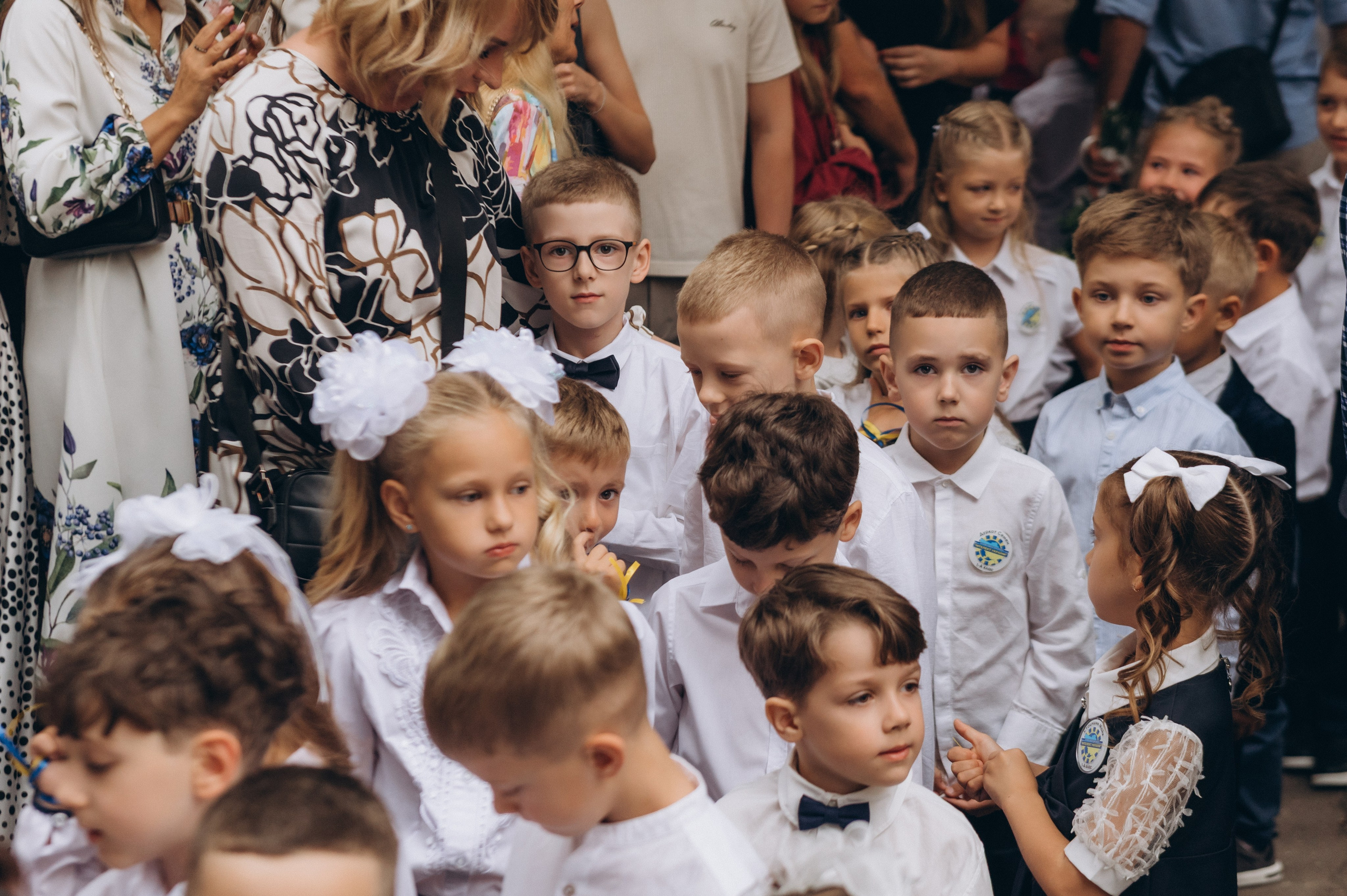 Перший дзвоник у Тернополі, фотосесія першокласників