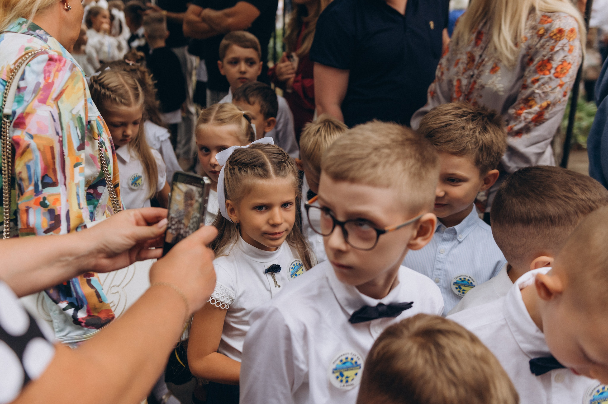 Перший дзвоник у Тернополі, фотосесія першокласників