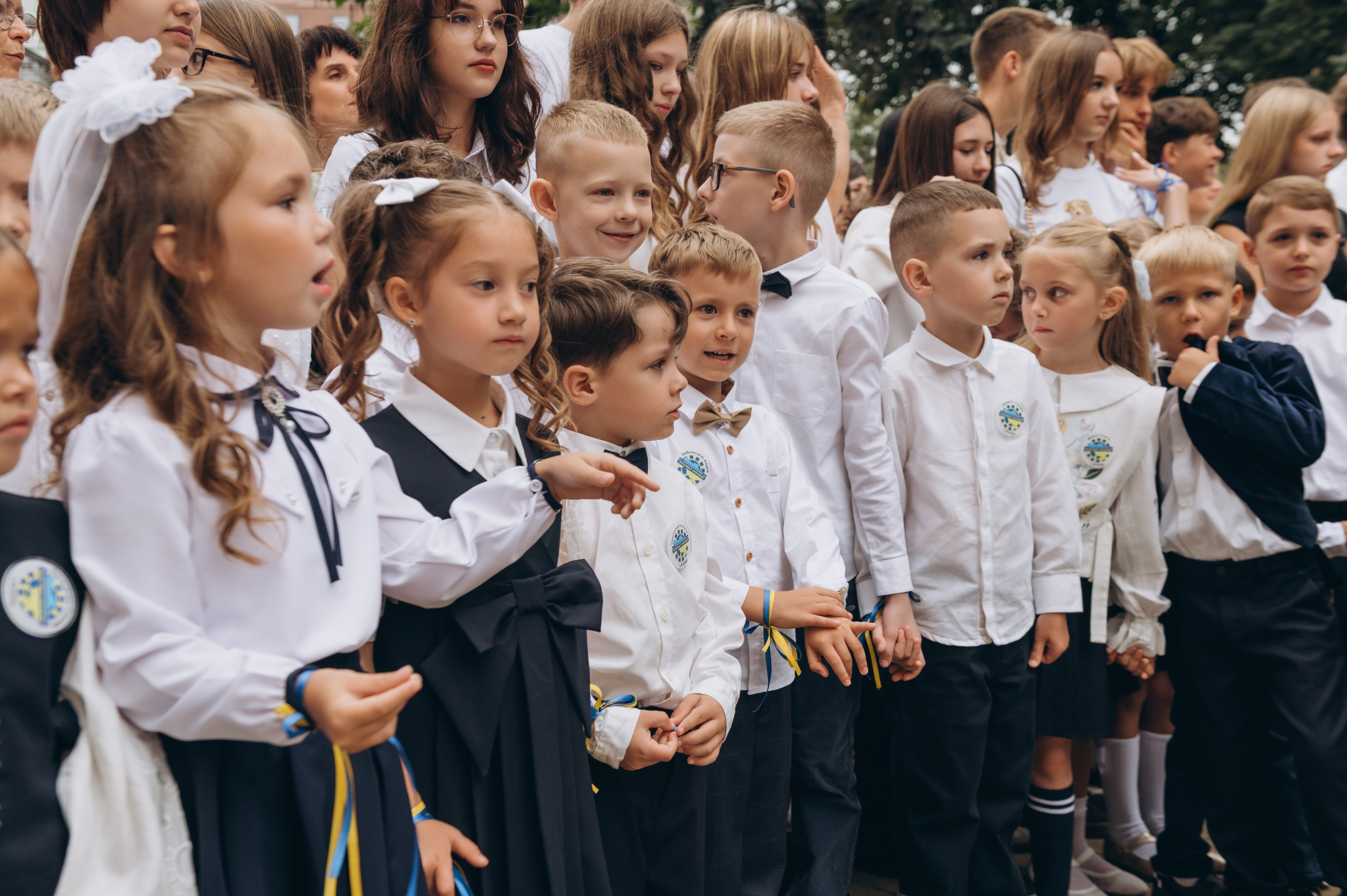 Перший дзвоник у Тернополі, фотосесія першокласників