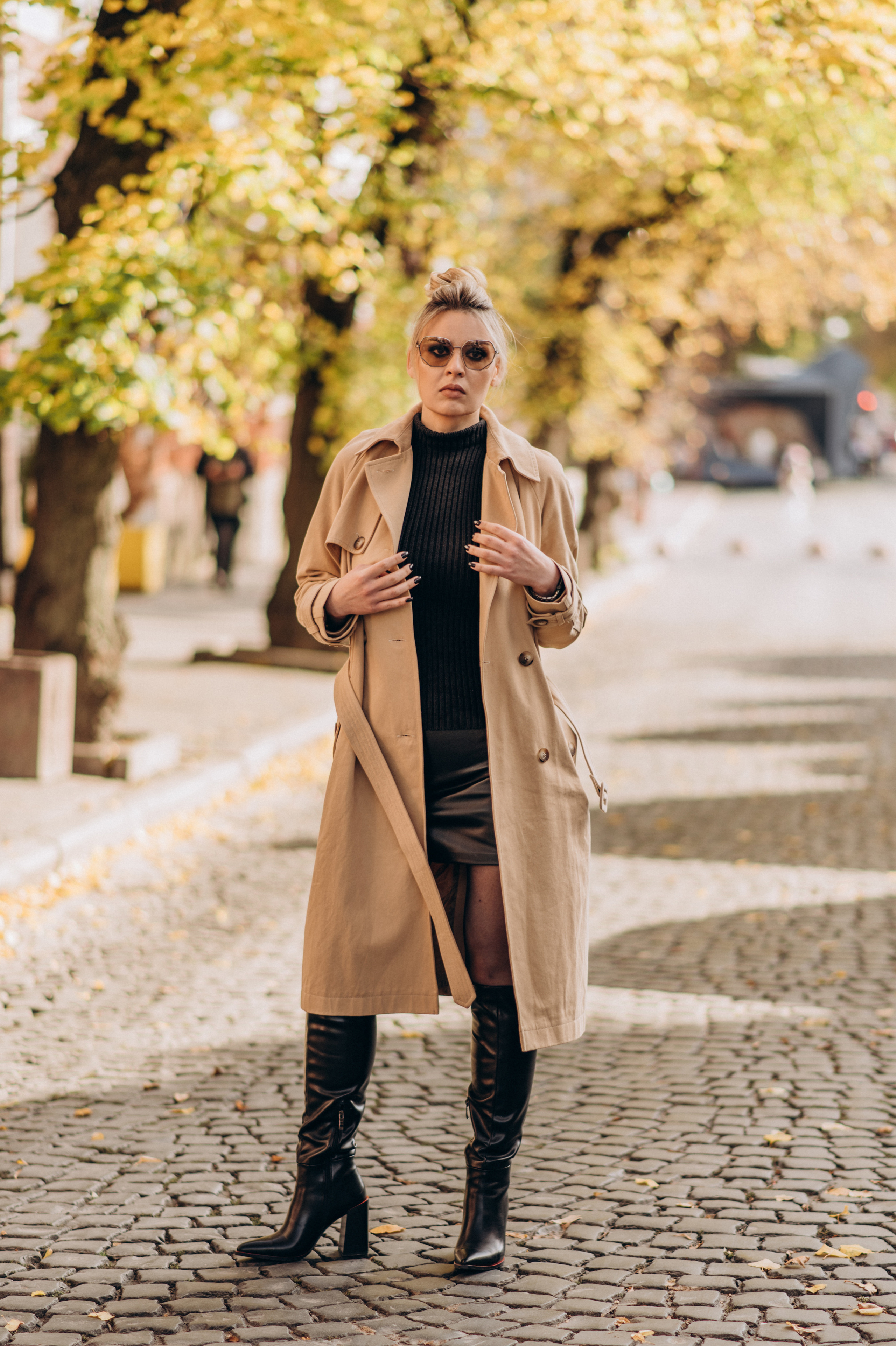 Фотосесія в осінньому місті. Сімейний, дитячий та індивідуальний фотограф в м. Тернопіль, м. Львів