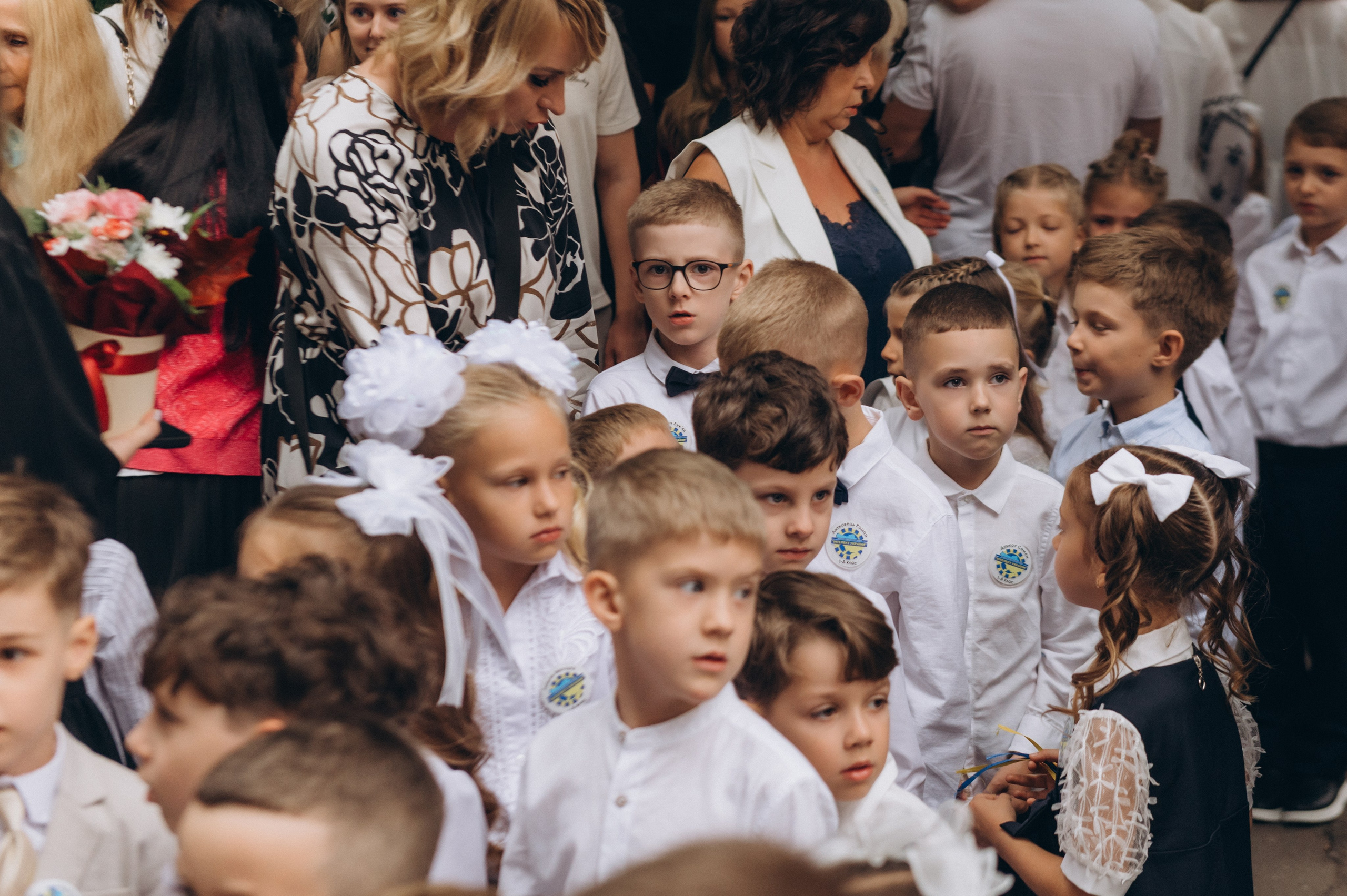 Перший дзвоник у Тернополі, фотосесія першокласників
