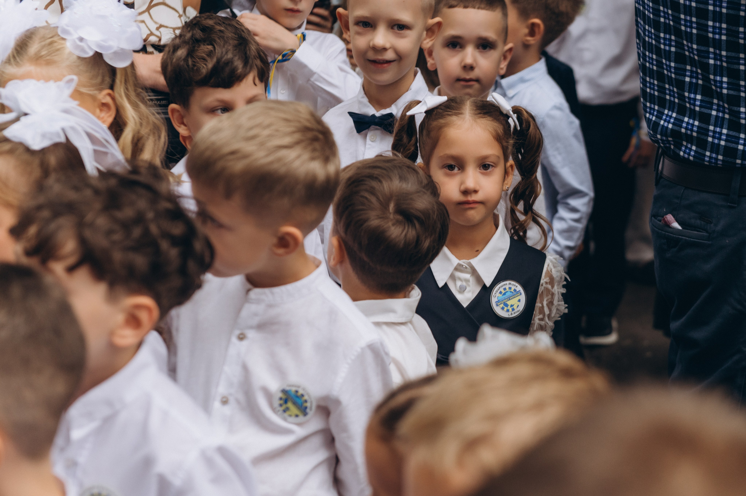 Перший дзвоник у Тернополі, фотосесія першокласників