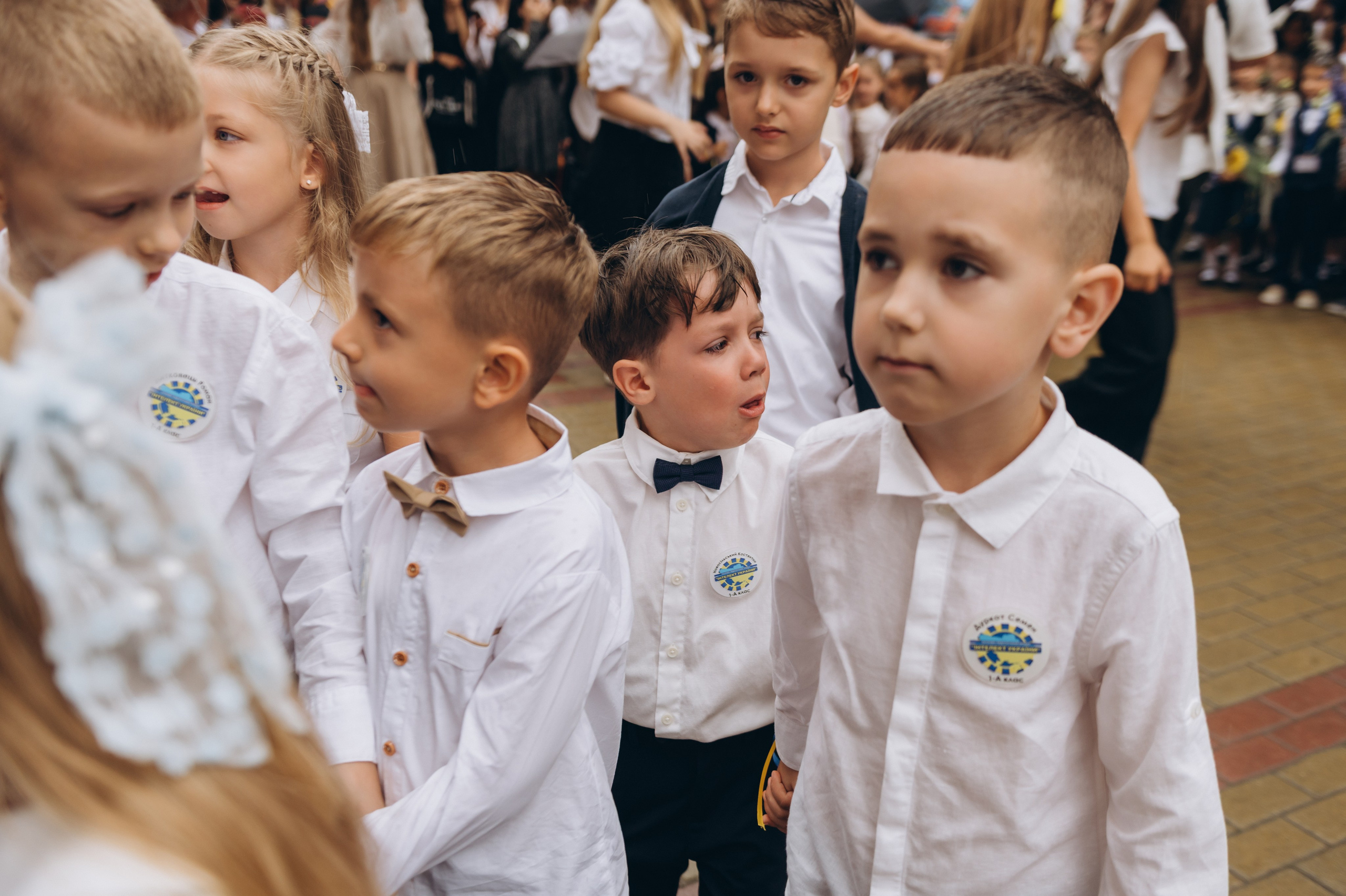 Перший дзвоник у Тернополі, фотосесія першокласників