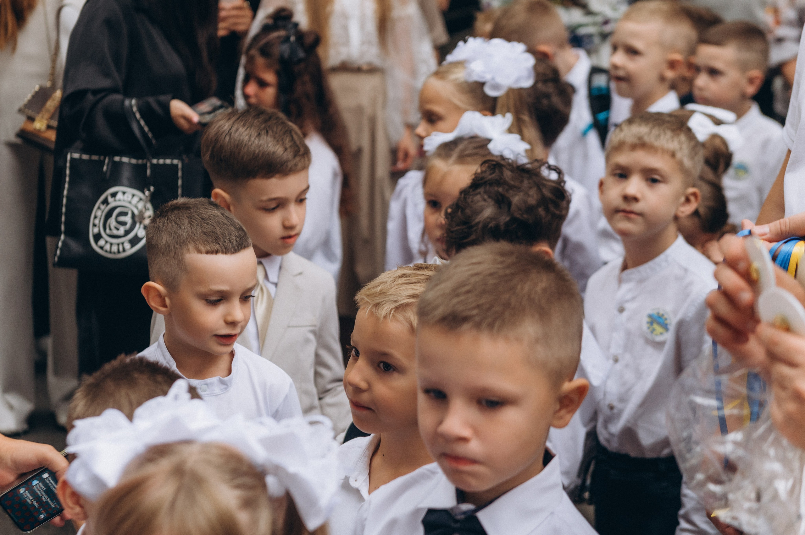 Перший дзвоник у Тернополі, фотосесія першокласників