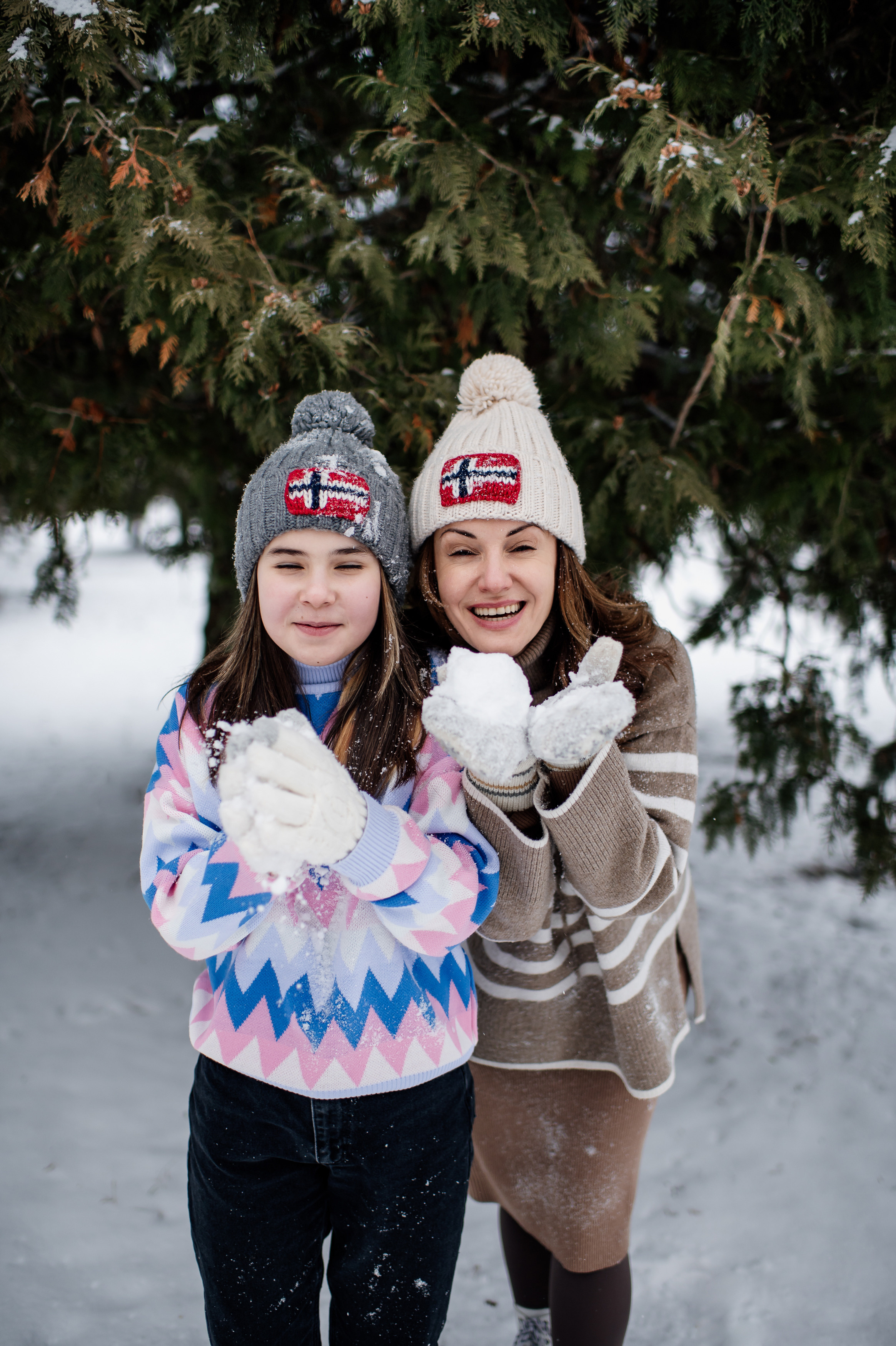 Сімейна зимова фотосесія. Сімейний, дитячий та індивідуальний фотограф в м. Тернопіль, м. Львів