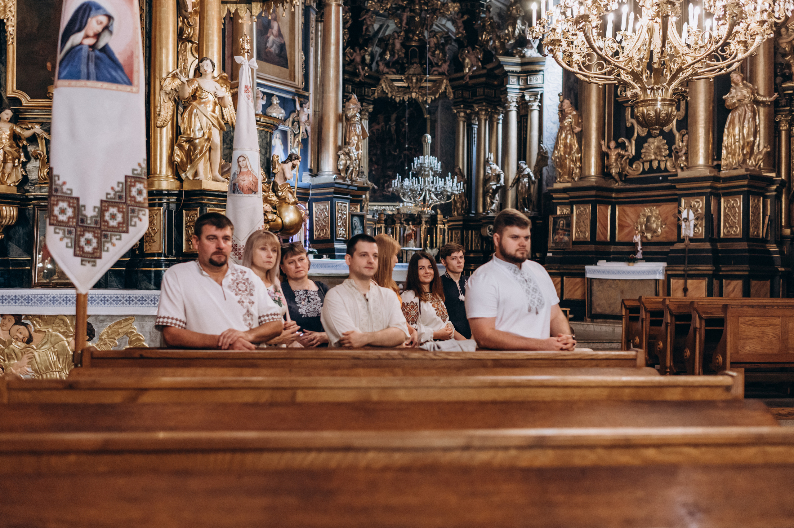 Хрещення Марка, Бернардинський монастир, Львів. Сімейний, дитячий та індивідуальний фотограф в м. Тернопіль, м. Львів