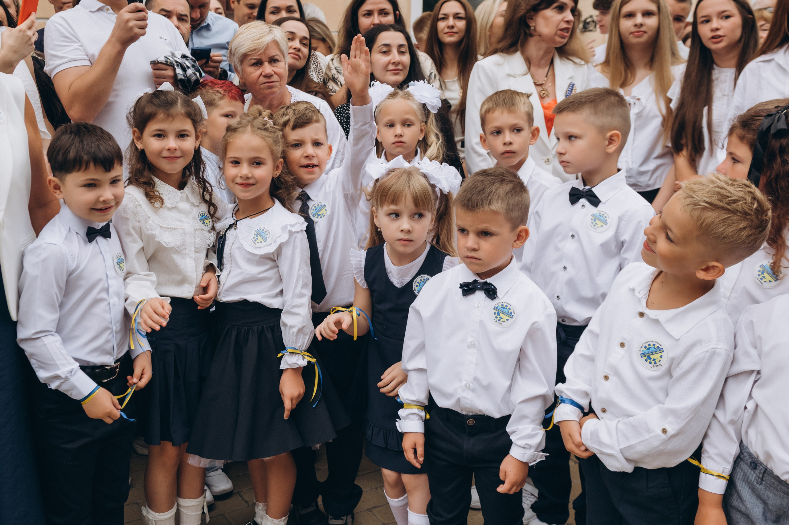Перший дзвоник у Тернополі, фотосесія першокласників