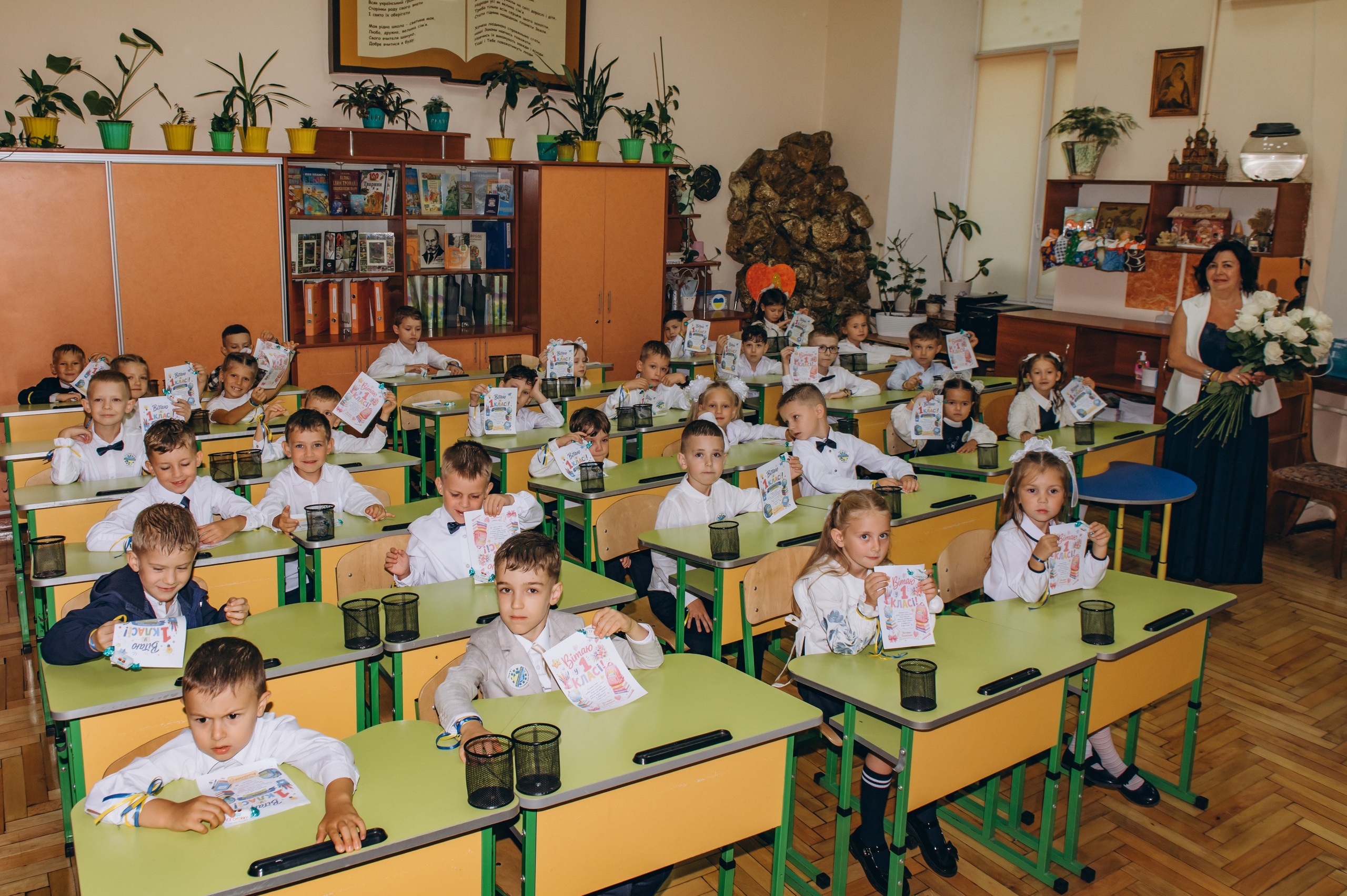Перший дзвоник у Тернополі, фотосесія першокласників