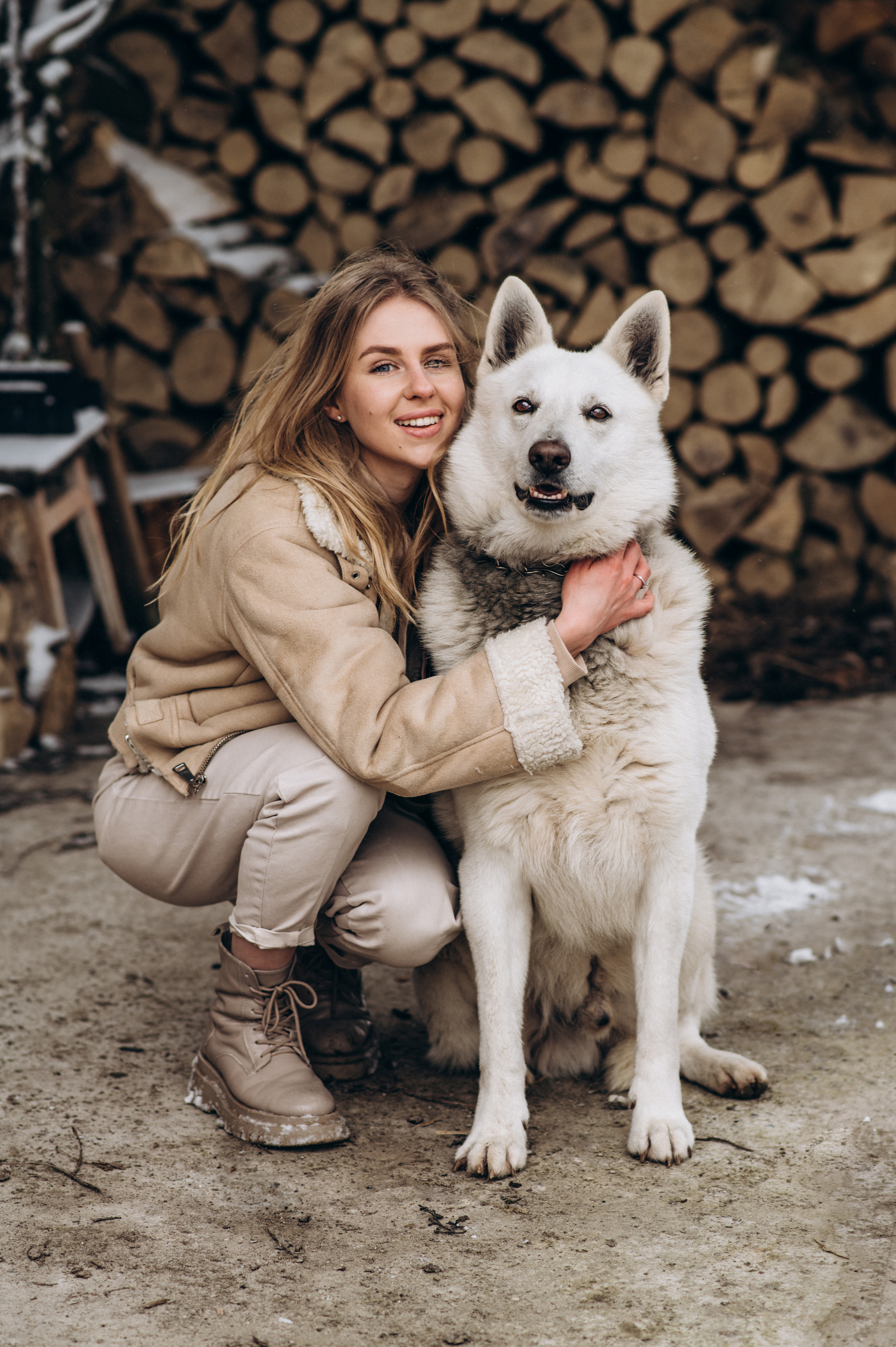 Зйомка з собакою Oleksandra & Volt. Сімейний, дитячий та індивідуальний фотограф в м. Тернопіль, м. Львів
