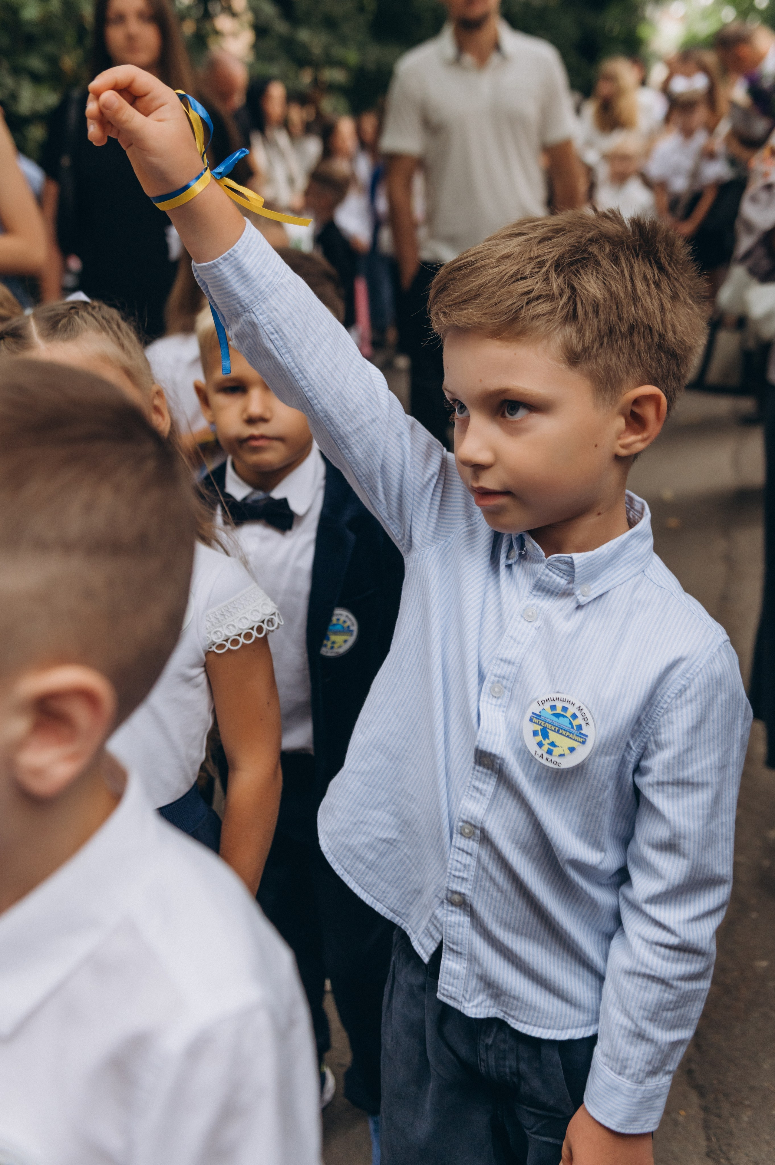 Перший дзвоник у Тернополі, фотосесія першокласників