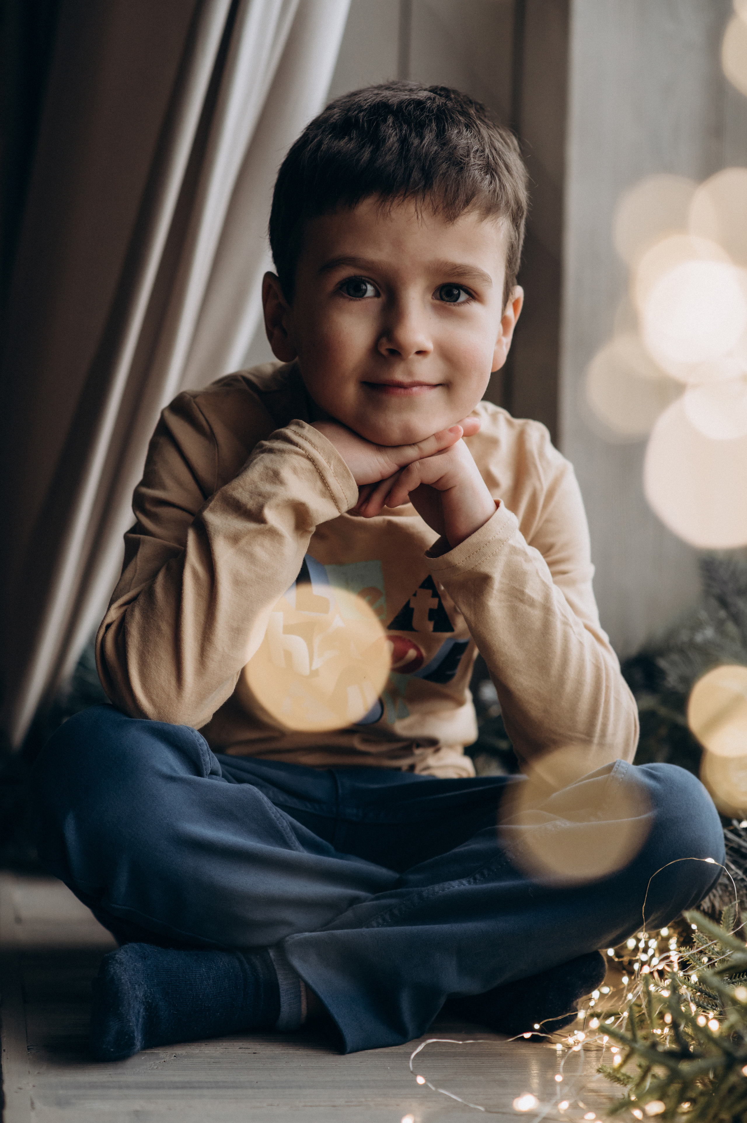 Новорічна сімейна зйомка у студії. Сімейний, дитячий та індивідуальний фотограф в м. Тернопіль, м. Львів