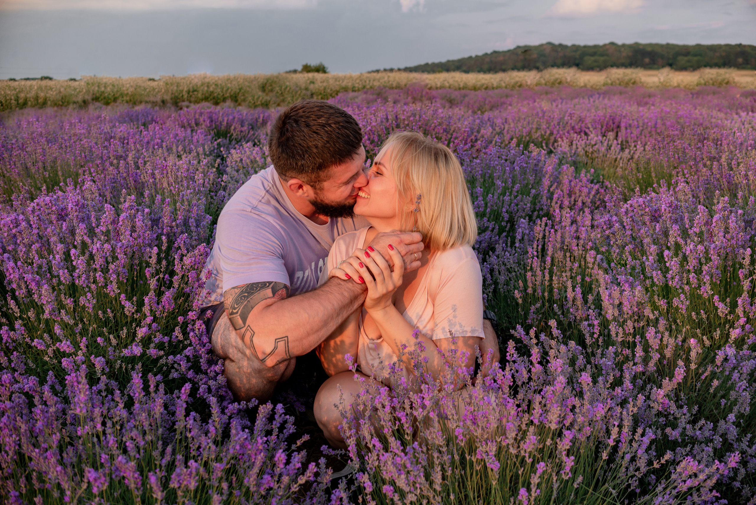 Сімейна фотосесія в лаванді. Микола, Христина, Марк, Макар, Меланія. Сімейний, дитячий та індивідуальний фотограф в м. Тернопіль, м. Львів