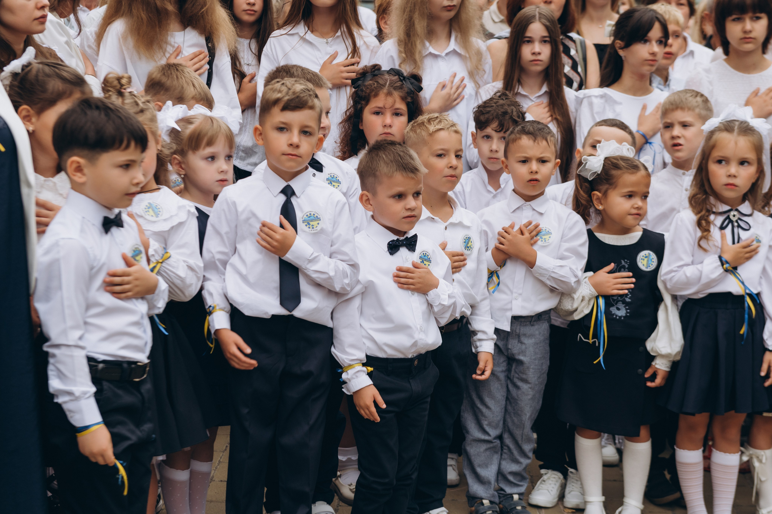 Перший дзвоник у Тернополі, фотосесія першокласників