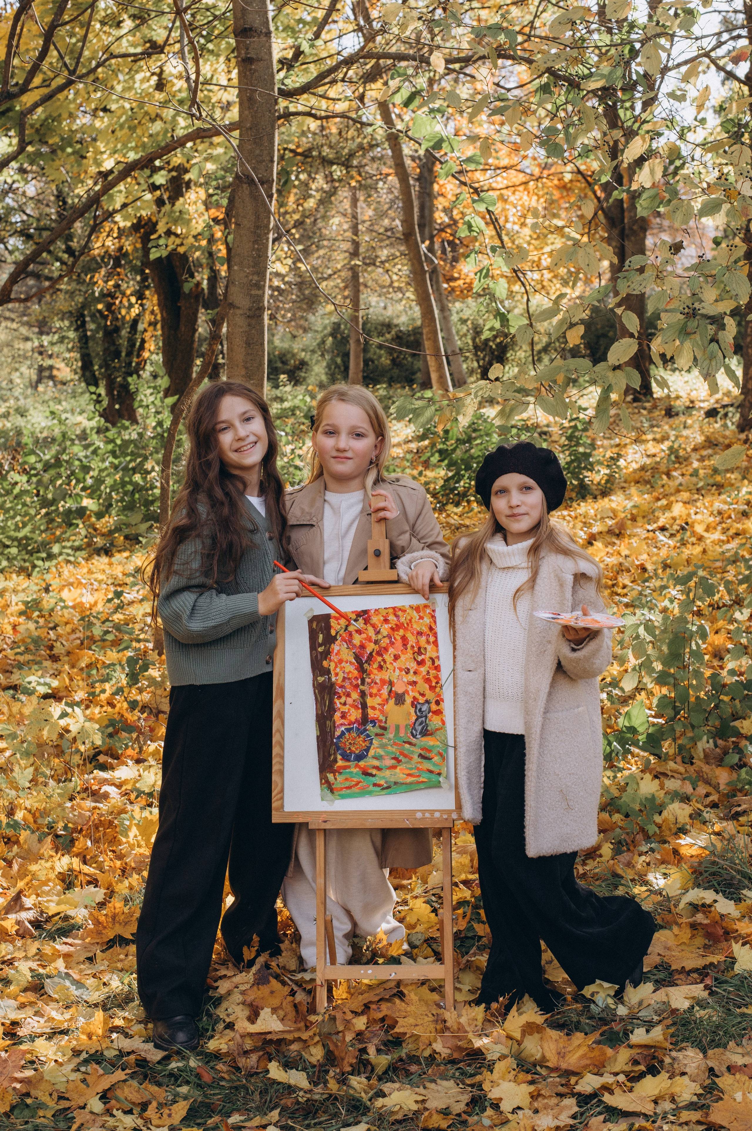 Осіння фотосесія 4 класу на віньєтки, випускні фотоальбоми Тернопіль, фотосесія випускників Тернопіль, шкільний випускний альбом Тернопіль. Сімейний, дитячий та індивідуальний фотограф в м. Тернопіль, м. Львів