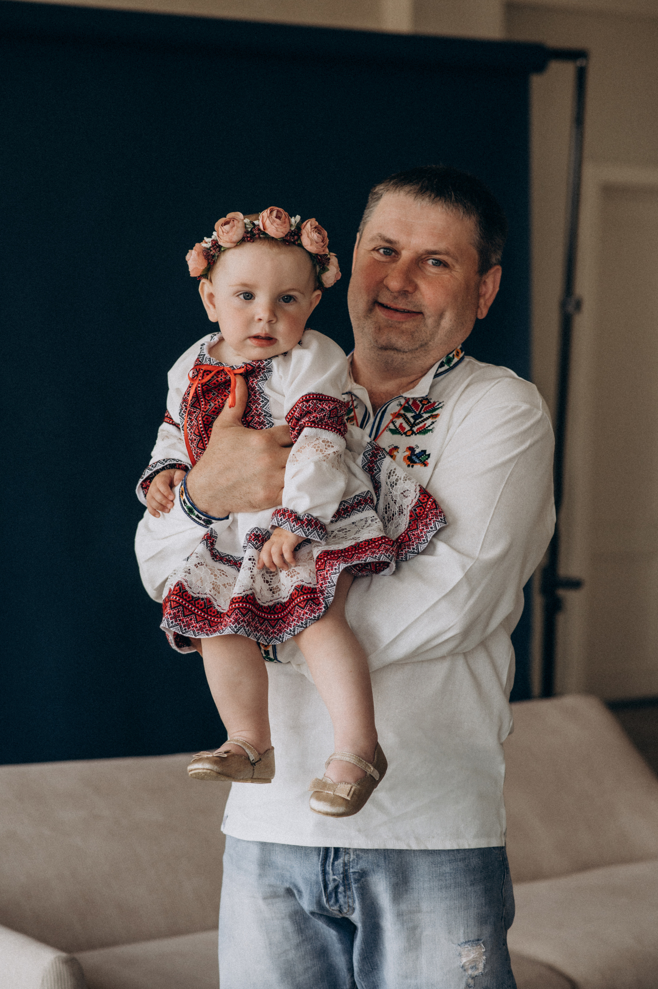 Сімейна зйомка у студії. Сімейний, дитячий та індивідуальний фотограф в м. Тернопіль, м. Львів