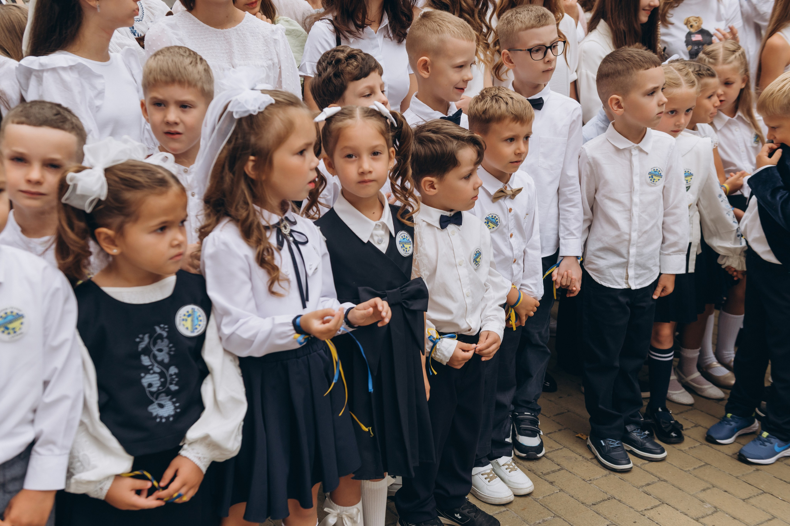 Перший дзвоник у Тернополі, фотосесія першокласників