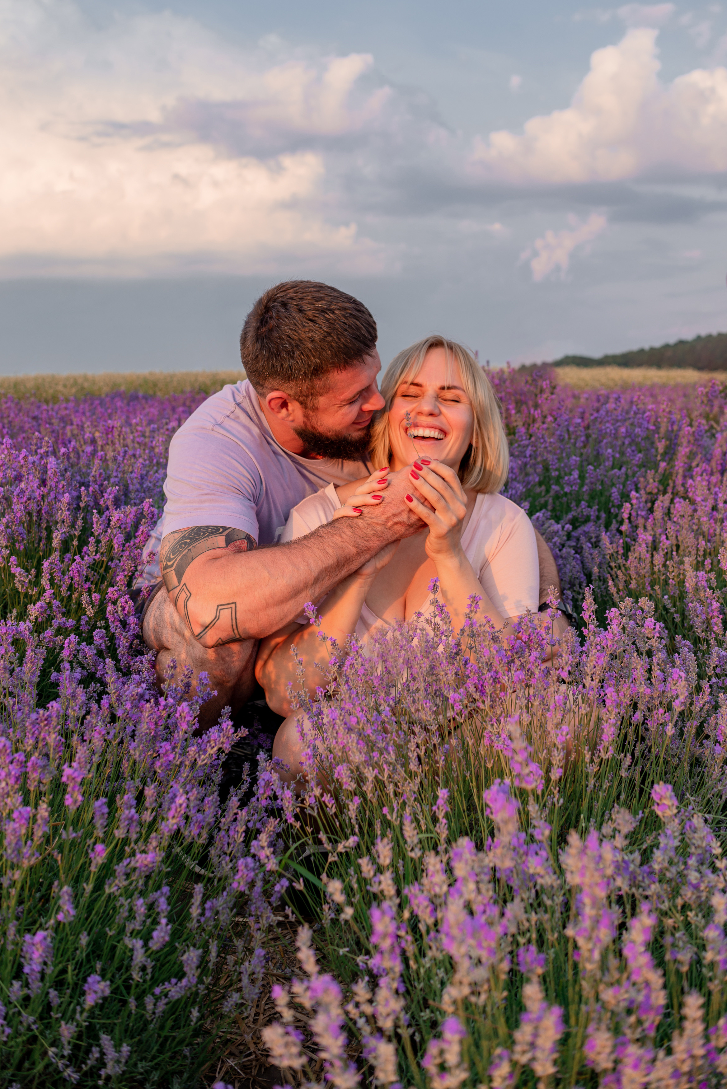 Сімейна фотосесія в лаванді. Микола, Христина, Марк, Макар, Меланія. Сімейний, дитячий та індивідуальний фотограф в м. Тернопіль, м. Львів