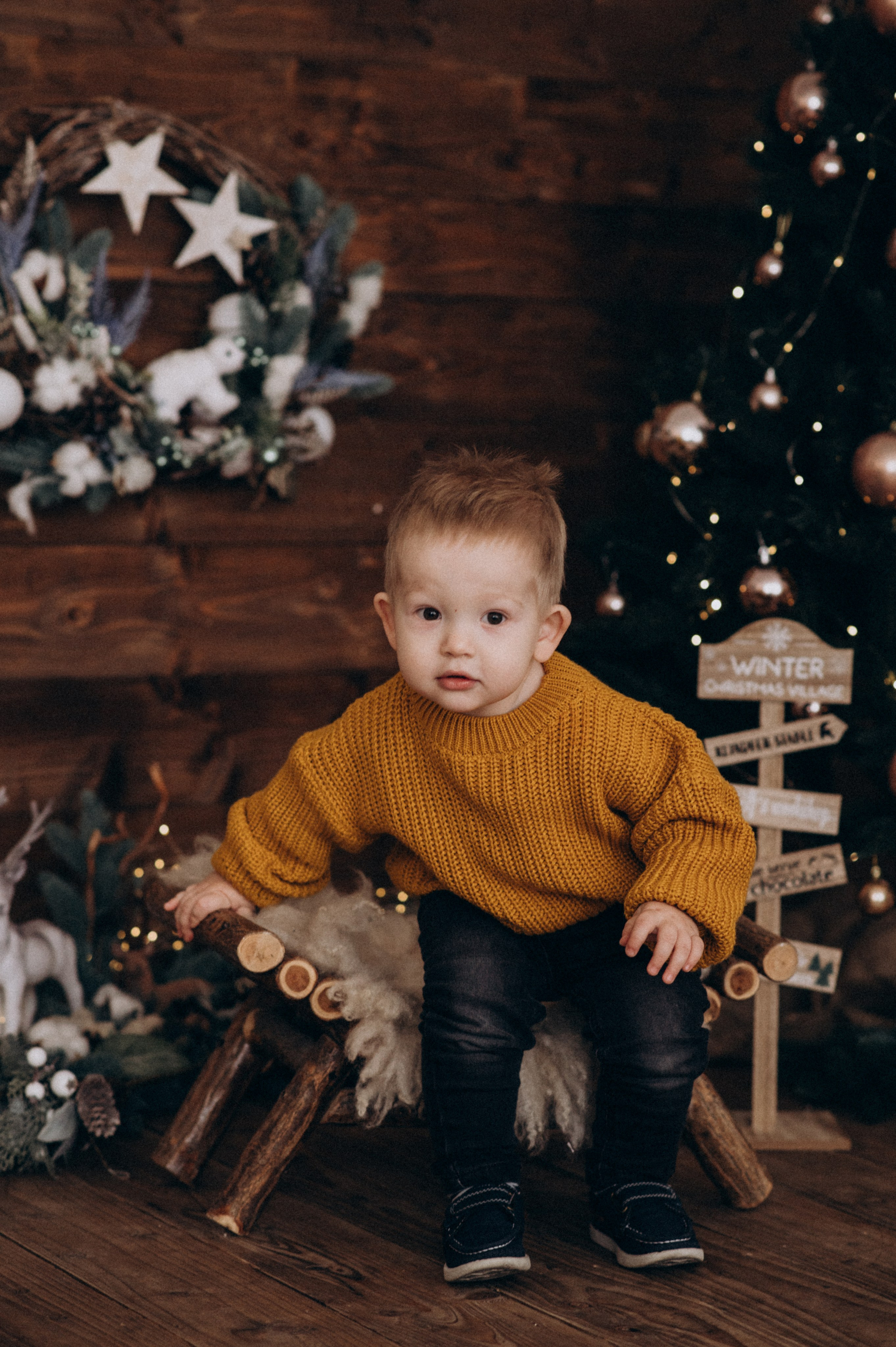 Новорічна фотосесія у студії Тернополя, фотосесія Львів. Сімейний, дитячий та індивідуальний фотограф в м. Тернопіль, м. Львів
