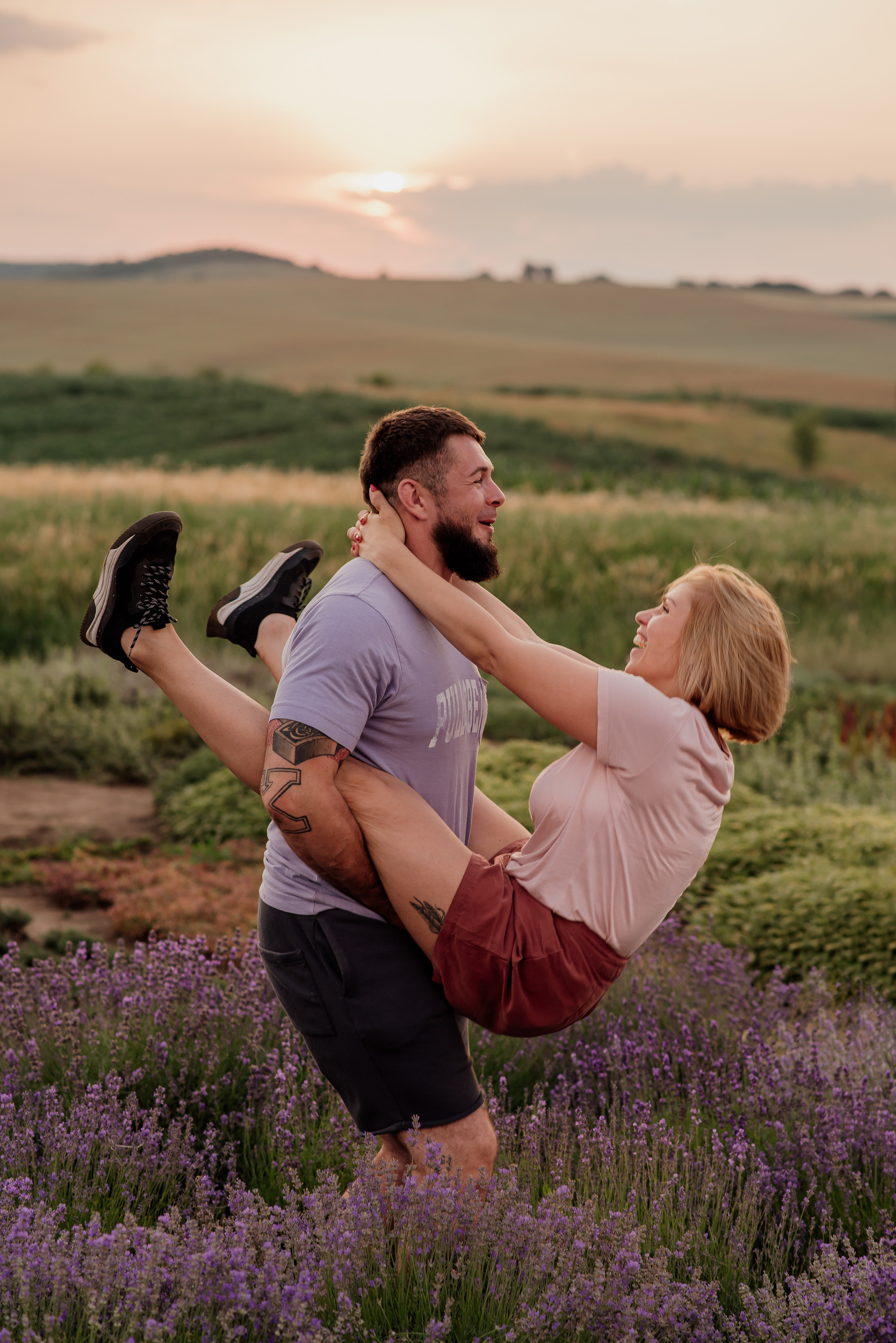 Сімейна фотосесія в лаванді. Микола, Христина, Марк, Макар, Меланія. Сімейний, дитячий та індивідуальний фотограф в м. Тернопіль, м. Львів