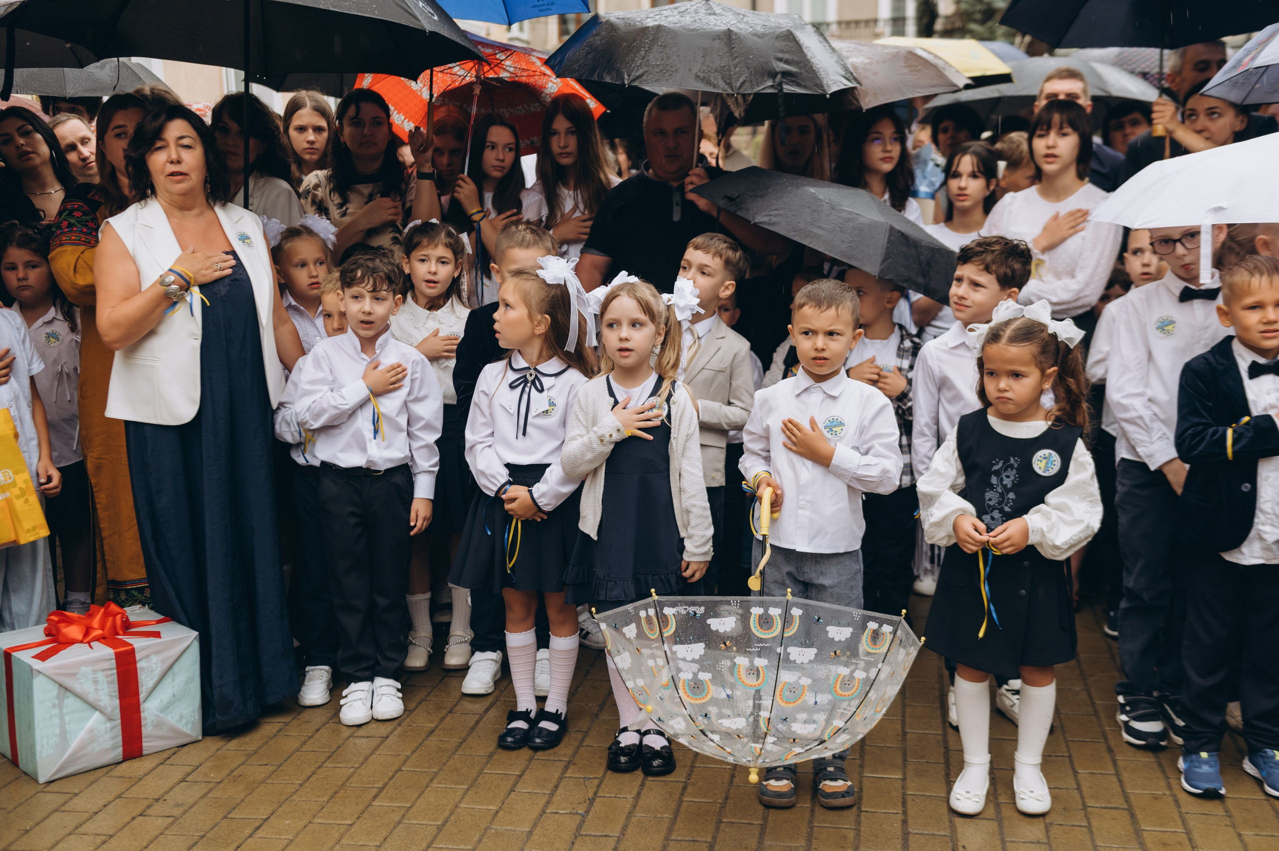 Перший дзвоник у Тернополі, фотосесія першокласників