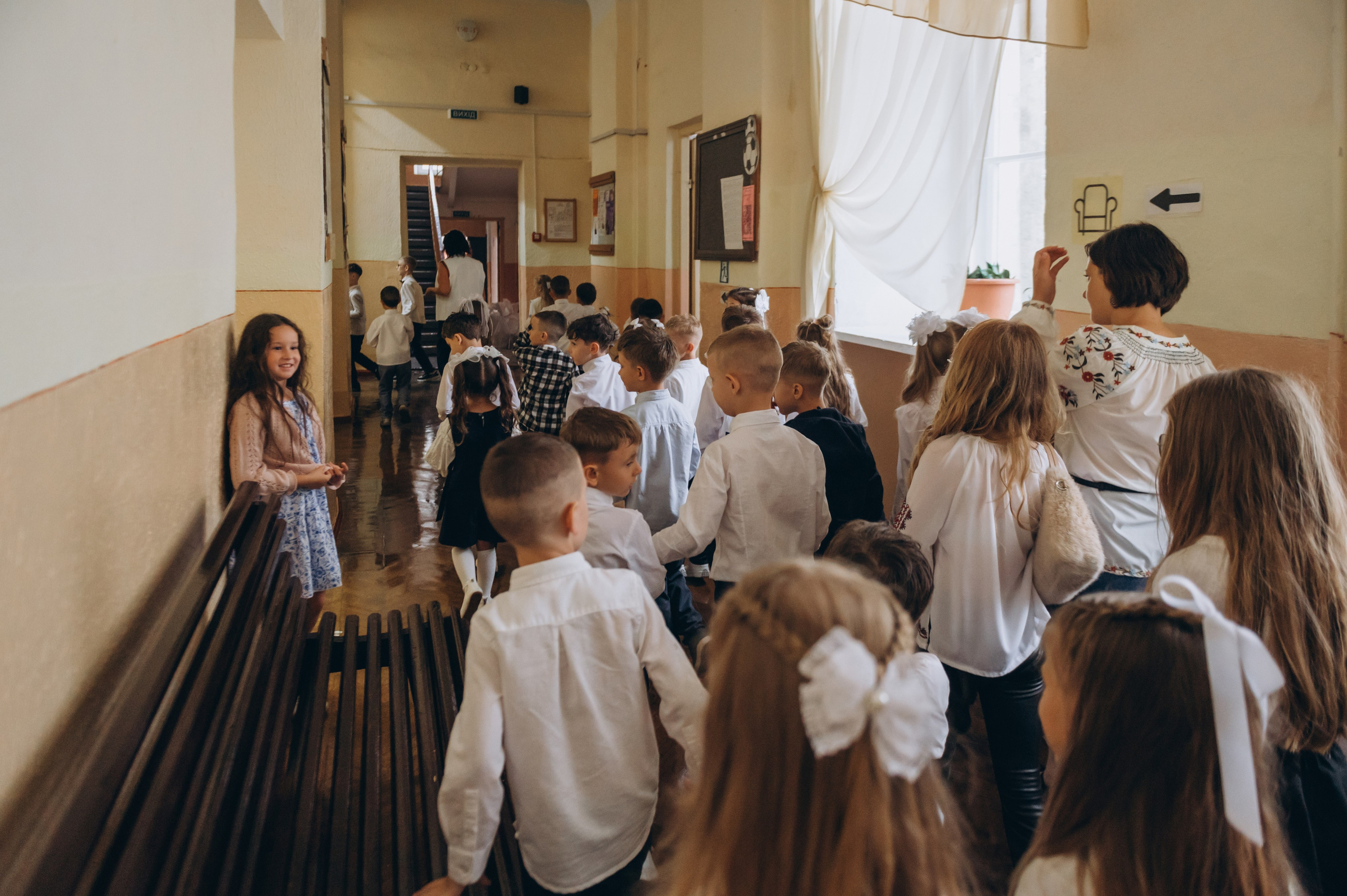 Перший дзвоник у Тернополі, фотосесія першокласників
