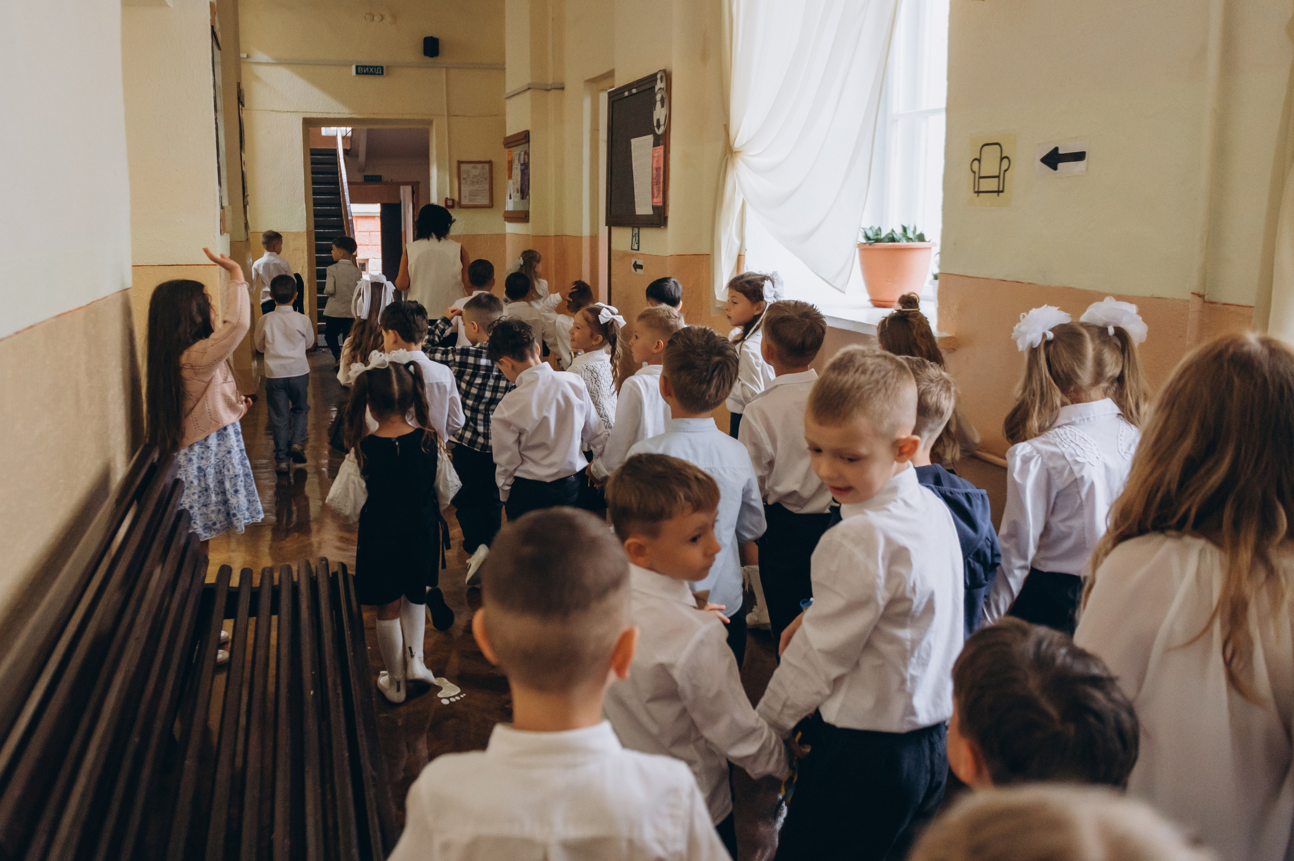 Перший дзвоник у Тернополі, фотосесія першокласників