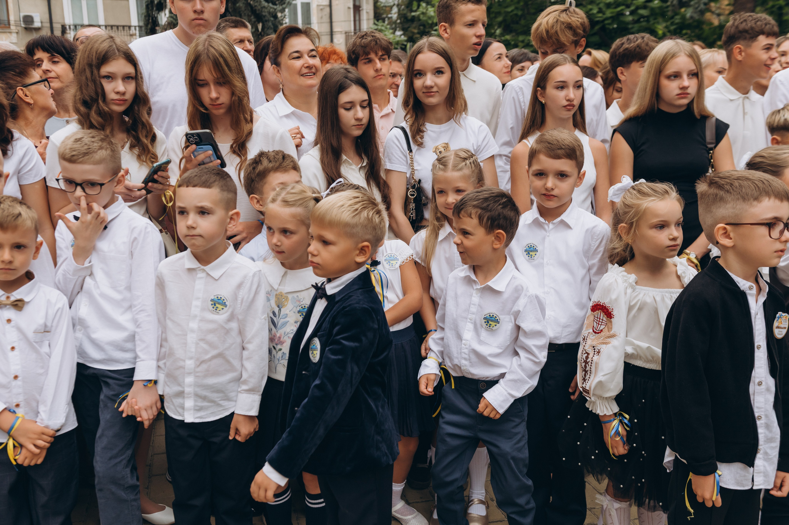 Перший дзвоник у Тернополі, фотосесія першокласників