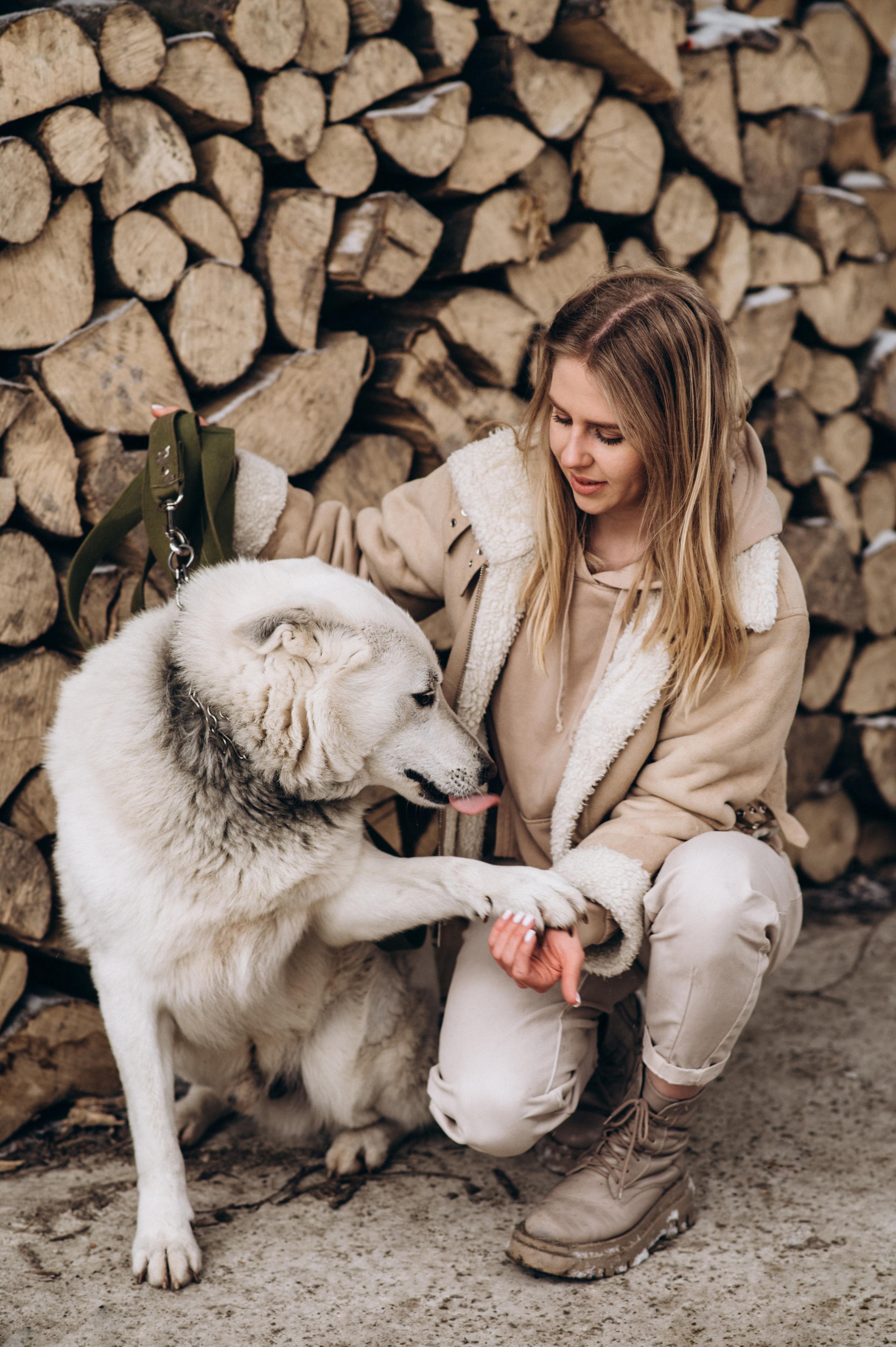 Зйомка з собакою Oleksandra & Volt. Сімейний, дитячий та індивідуальний фотограф в м. Тернопіль, м. Львів