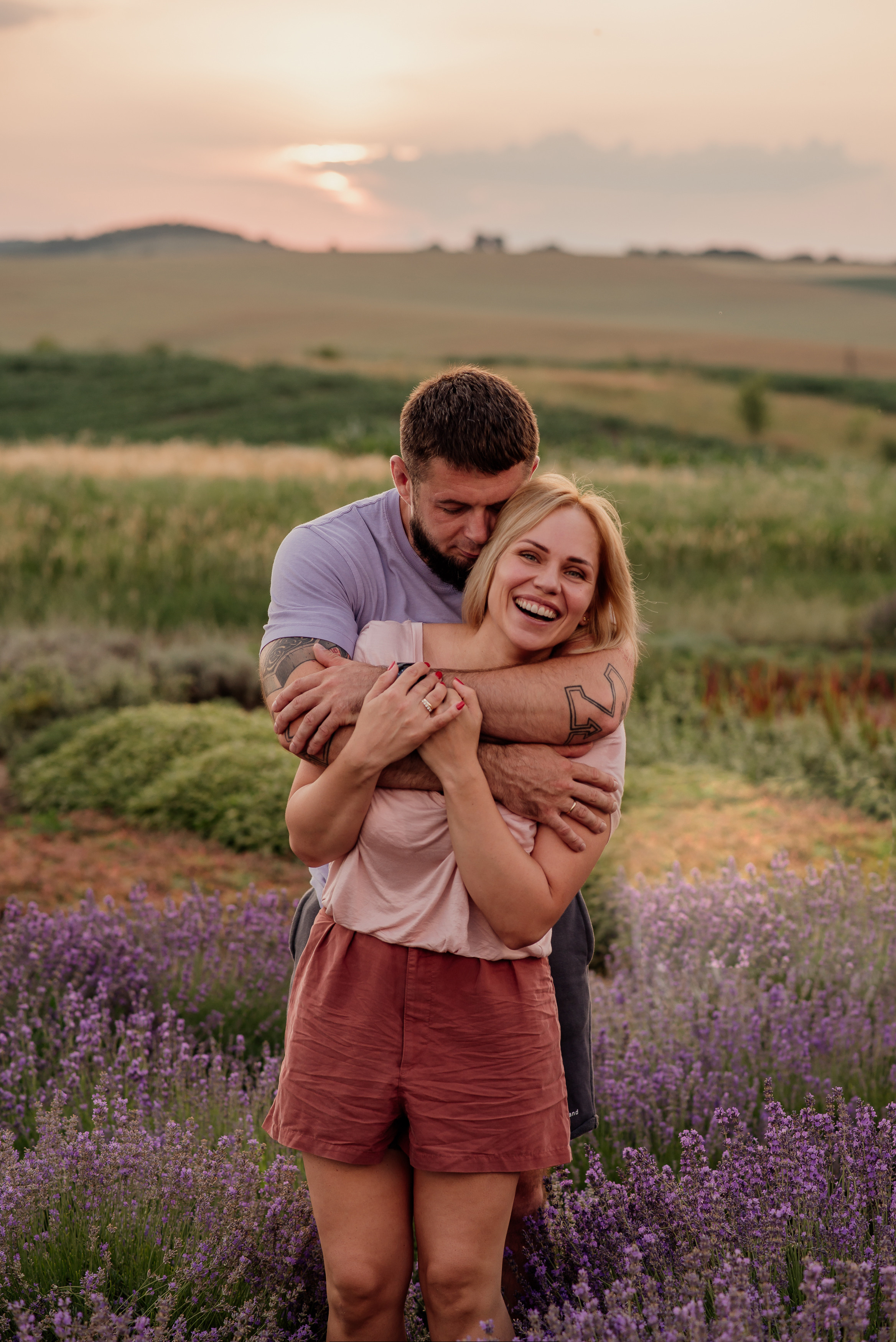 Сімейна фотосесія в лаванді. Микола, Христина, Марк, Макар, Меланія. Сімейний, дитячий та індивідуальний фотограф в м. Тернопіль, м. Львів