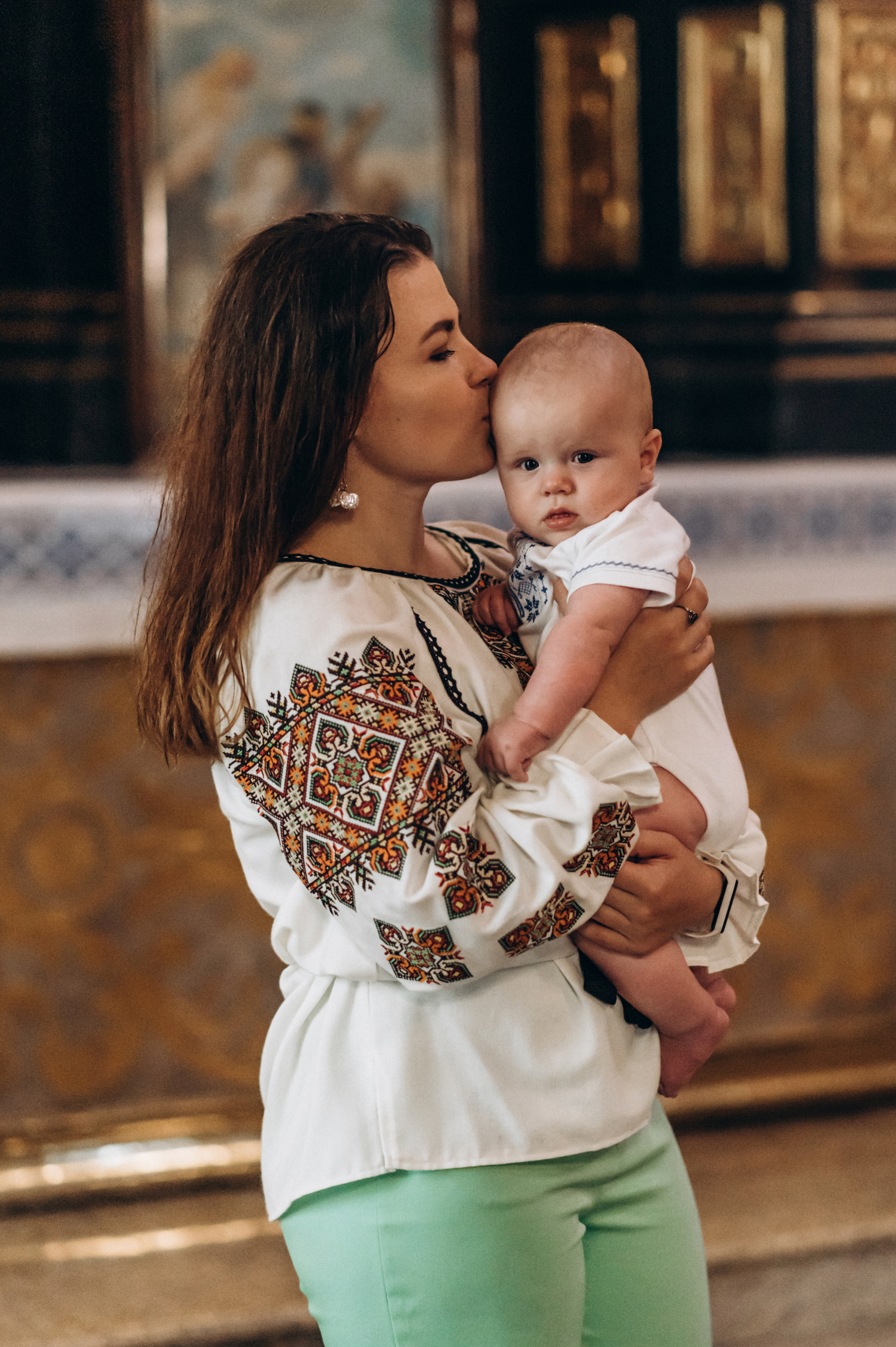 Хрещення Марка, Бернардинський монастир, Львів. Сімейний, дитячий та індивідуальний фотограф в м. Тернопіль, м. Львів