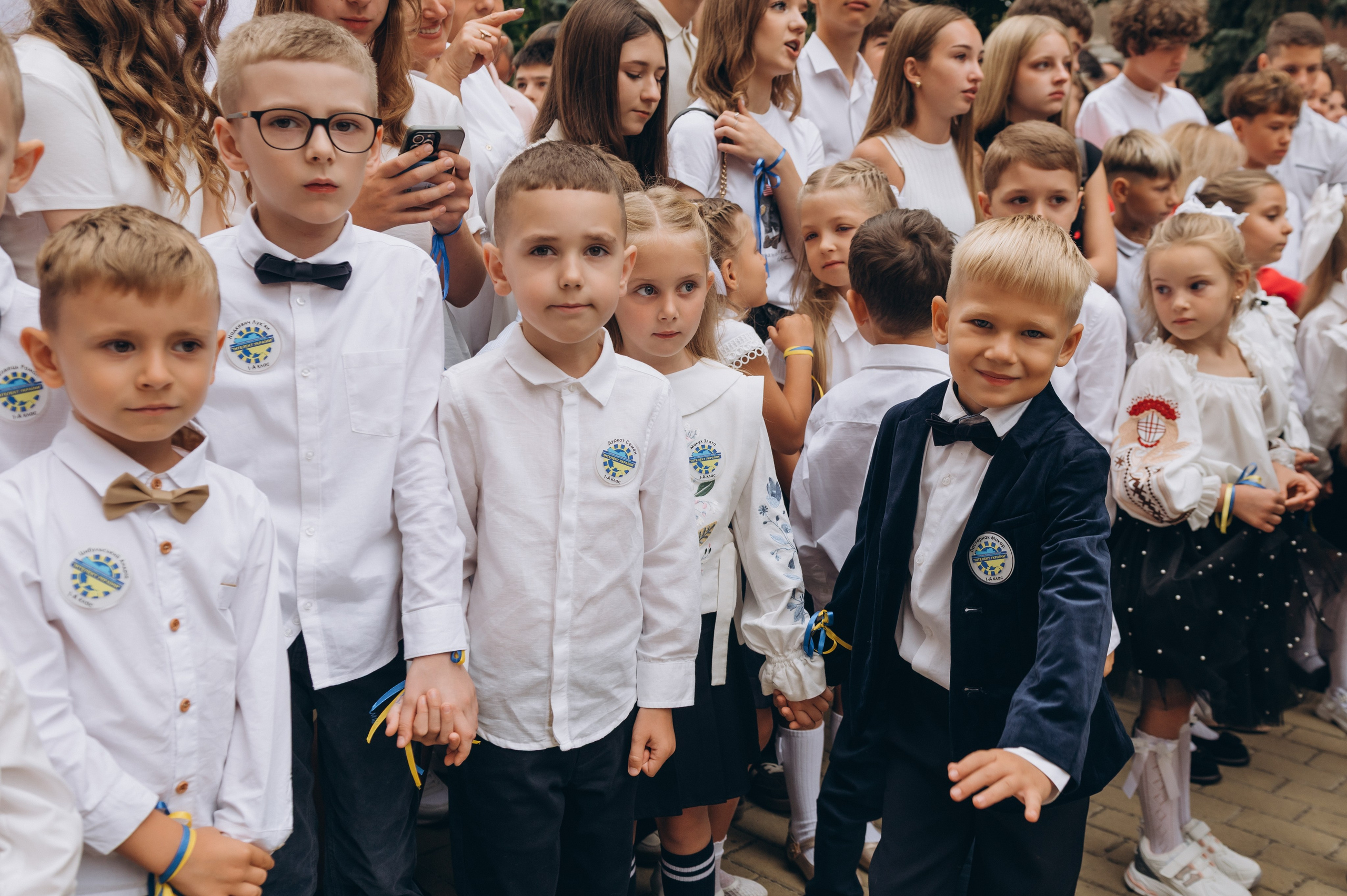 Перший дзвоник у Тернополі, фотосесія першокласників