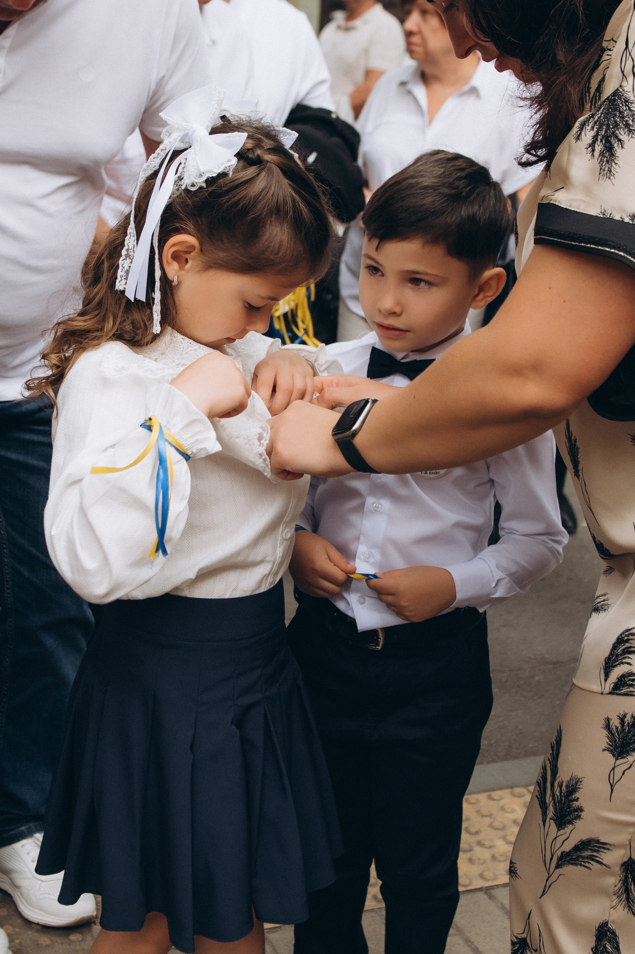 Перший дзвоник у Тернополі, фотосесія першокласників