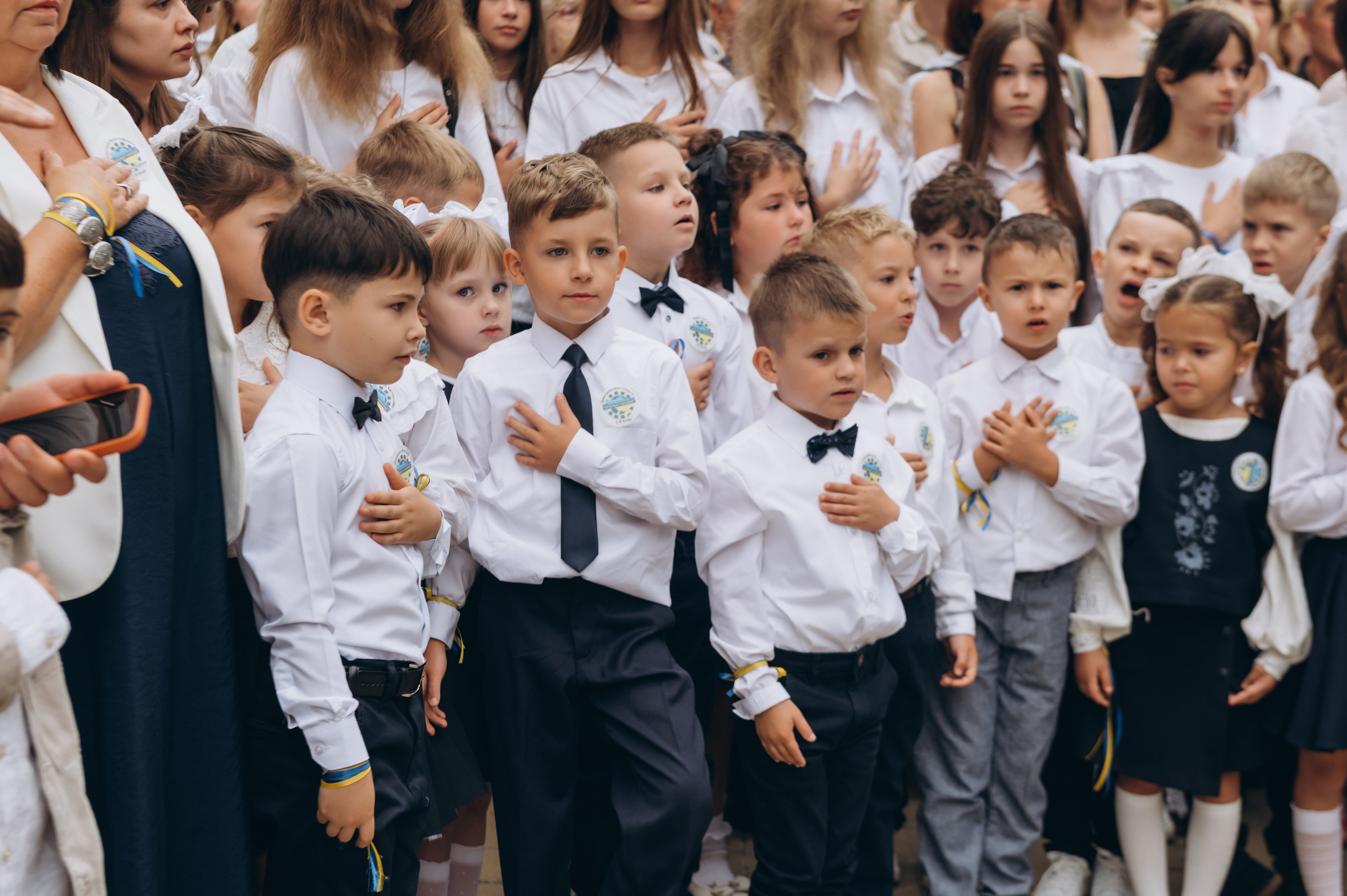 Перший дзвоник у Тернополі, фотосесія першокласників