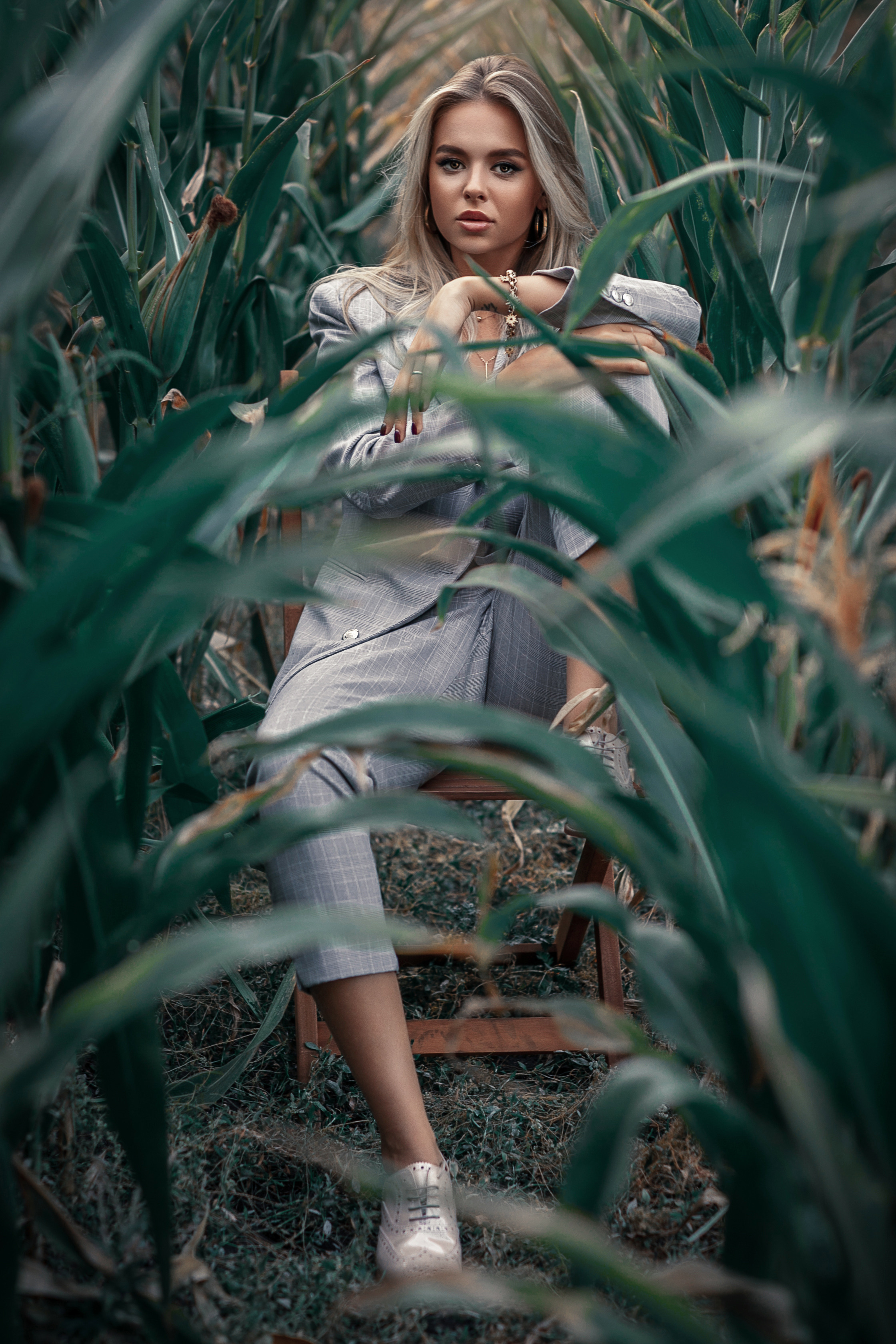 Карина и кукуруза. Ваш семейный фотограф в Харькове Ольга Маринцева