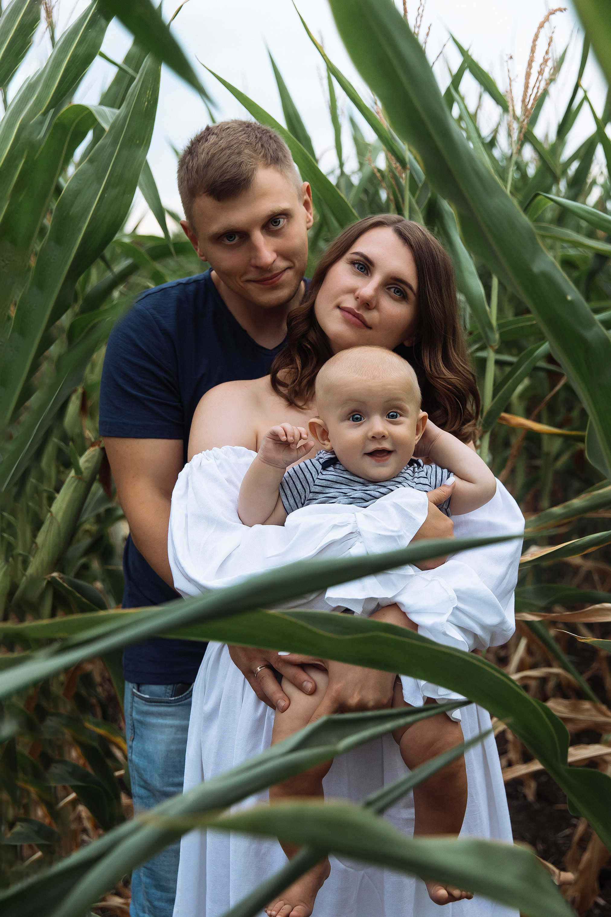 Людмила и Дмитрий с малышом Марком. Ваш семейный фотограф в Харькове Ольга Маринцева