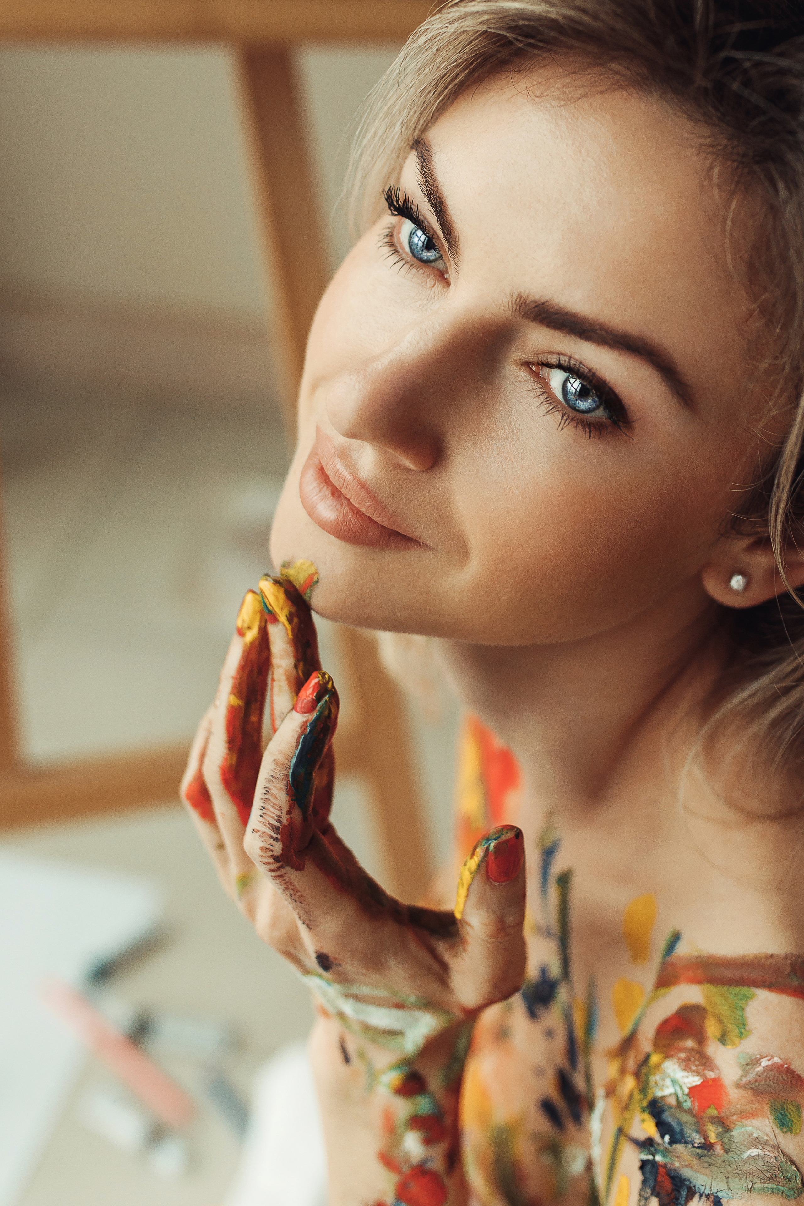 Девушка и краски. Ваш семейный фотограф в Харькове Ольга Маринцева