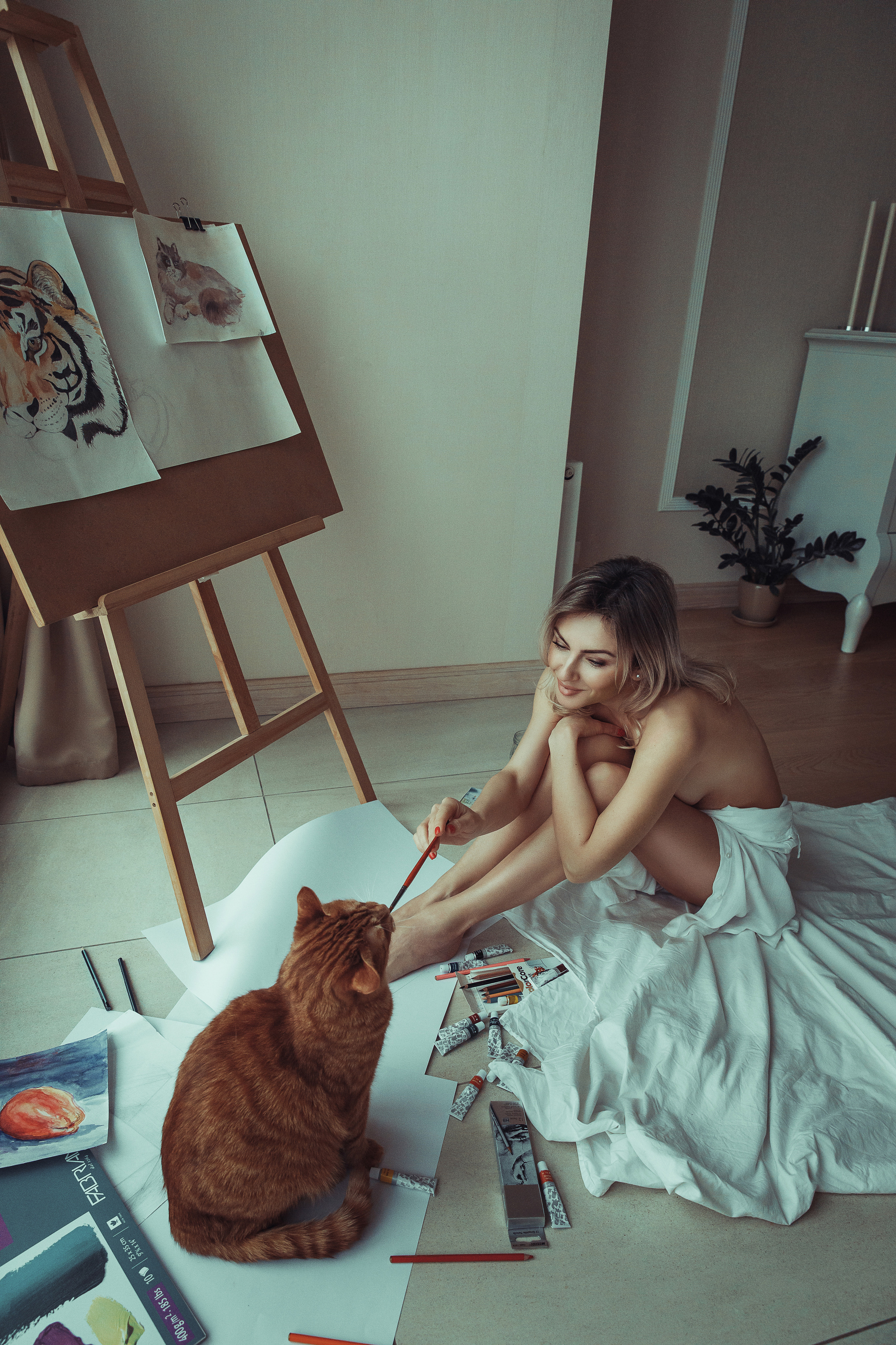 Девушка и краски. Ваш семейный фотограф в Харькове Ольга Маринцева