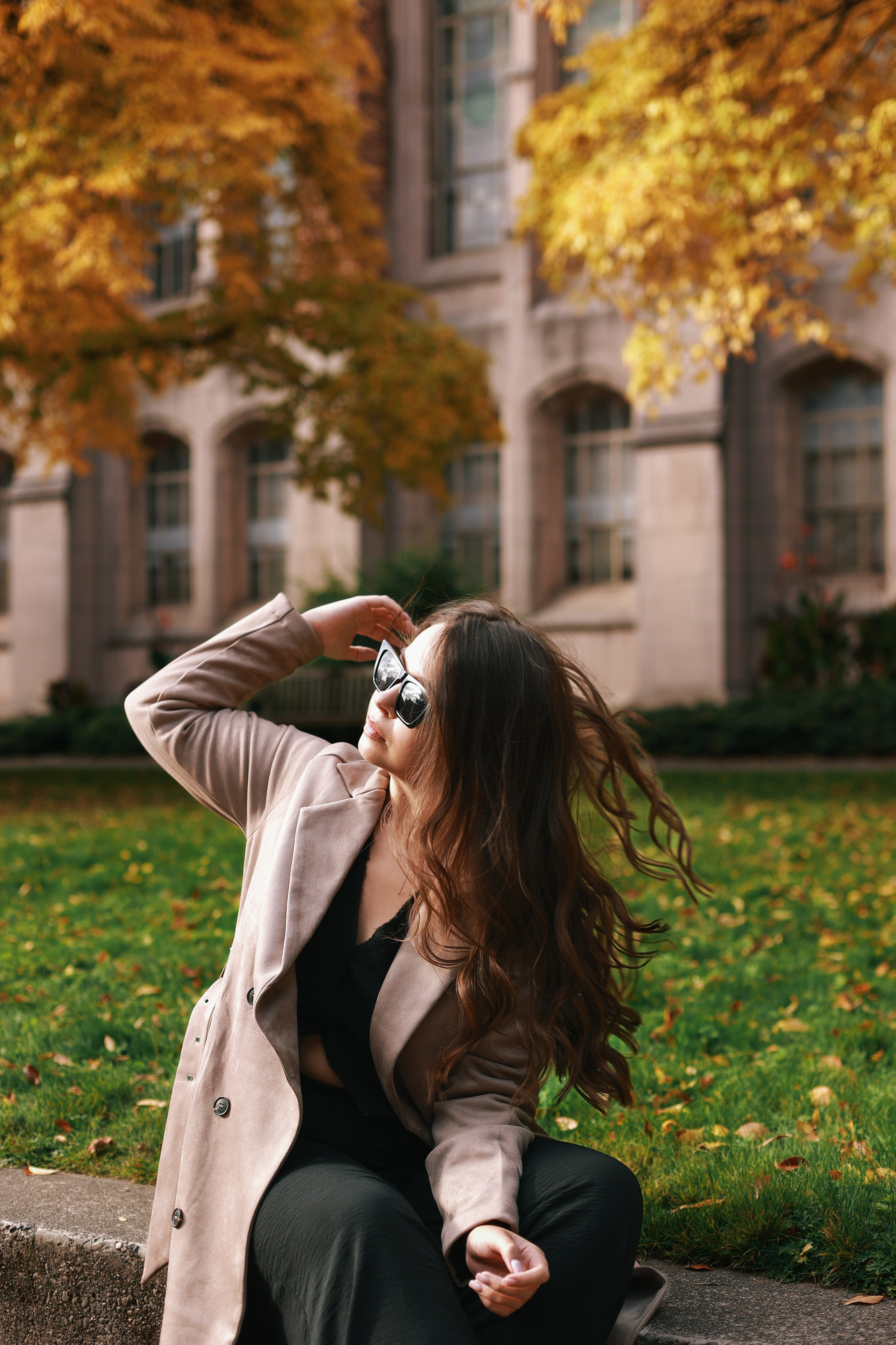 Washington University walk. AnnVish photographer