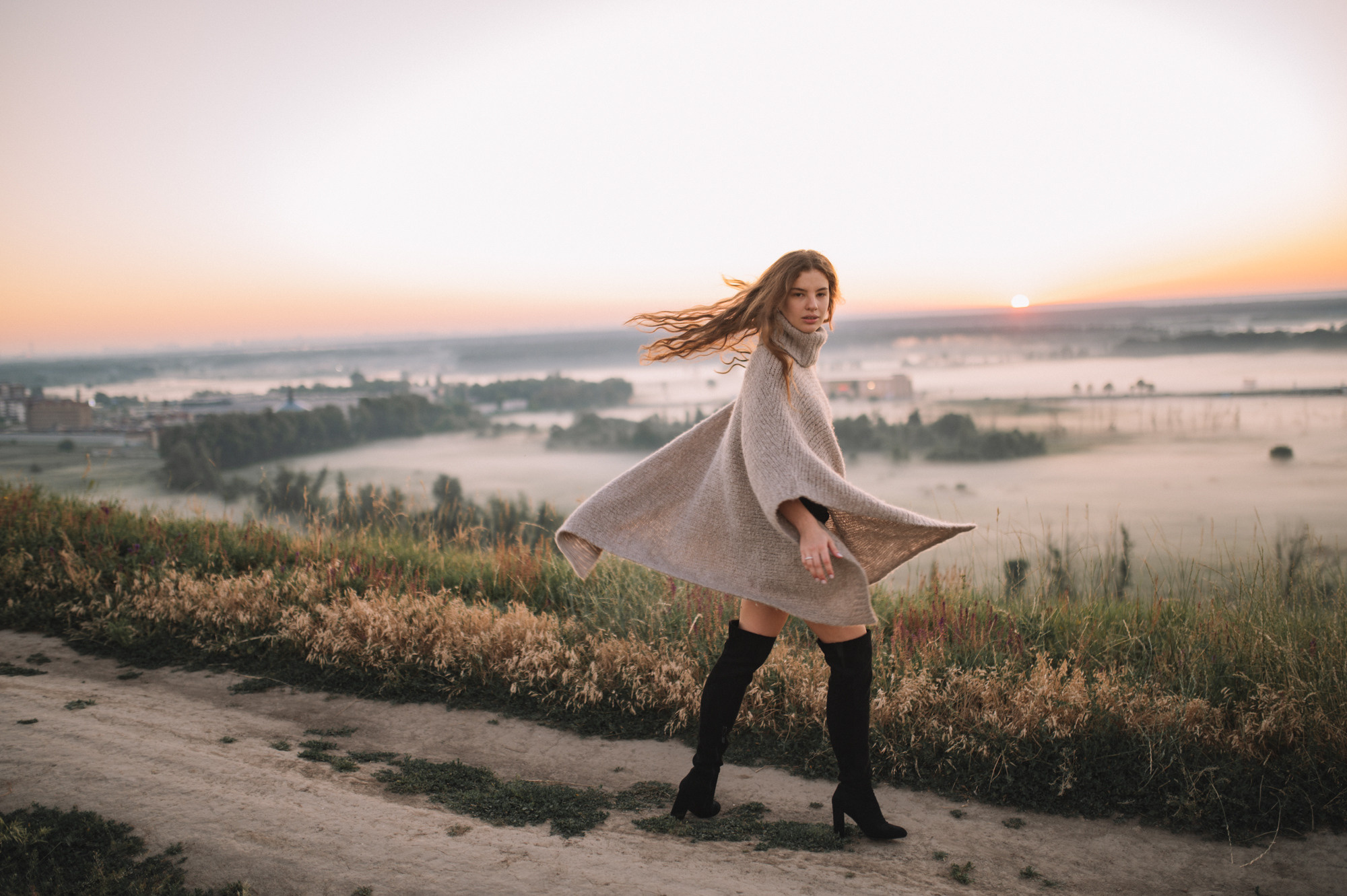 Світанок на планерній. Портретний та контент фотограф Київ