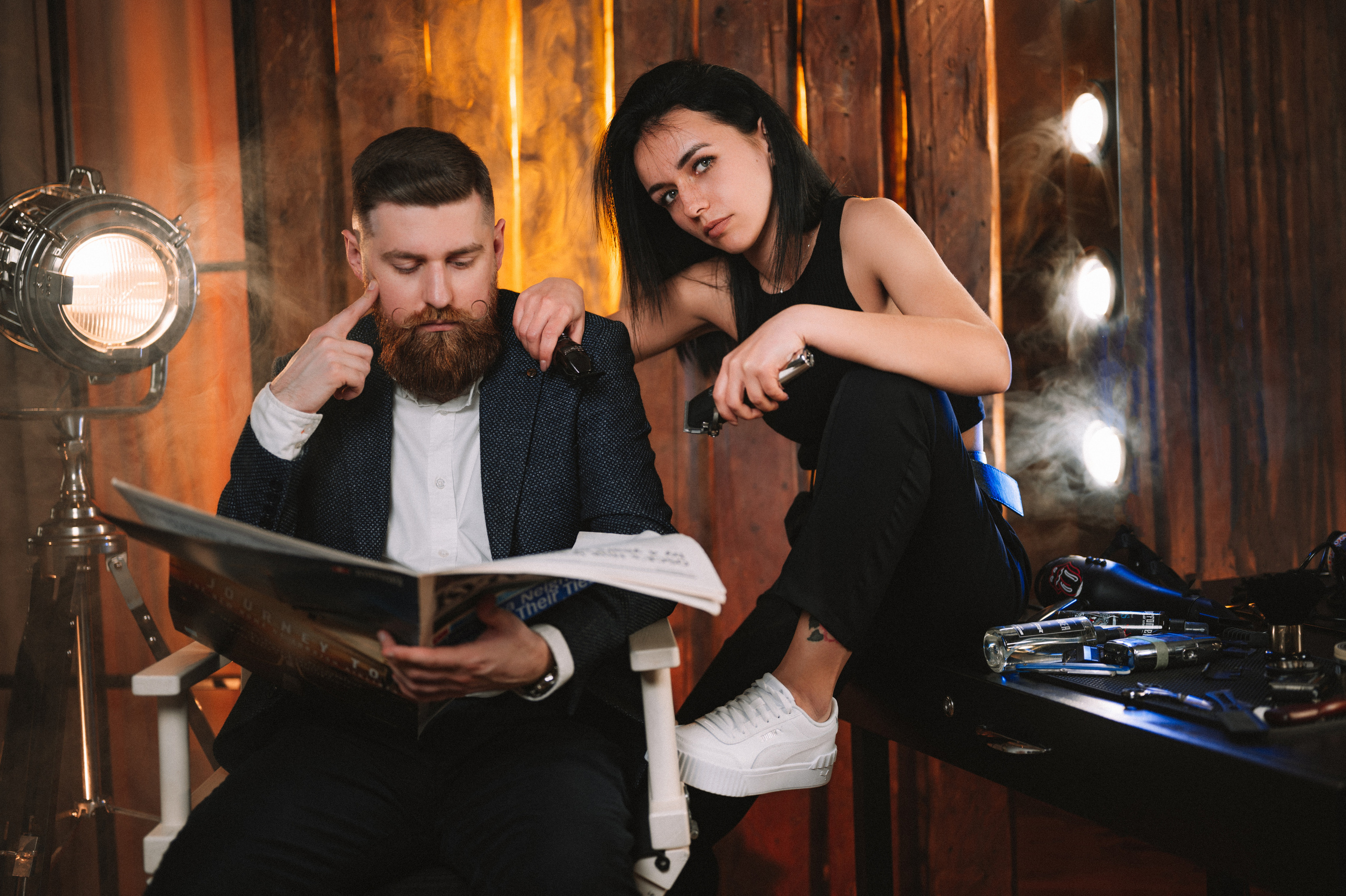 Зйомка для барбера. Портретний та контент фотограф Київ