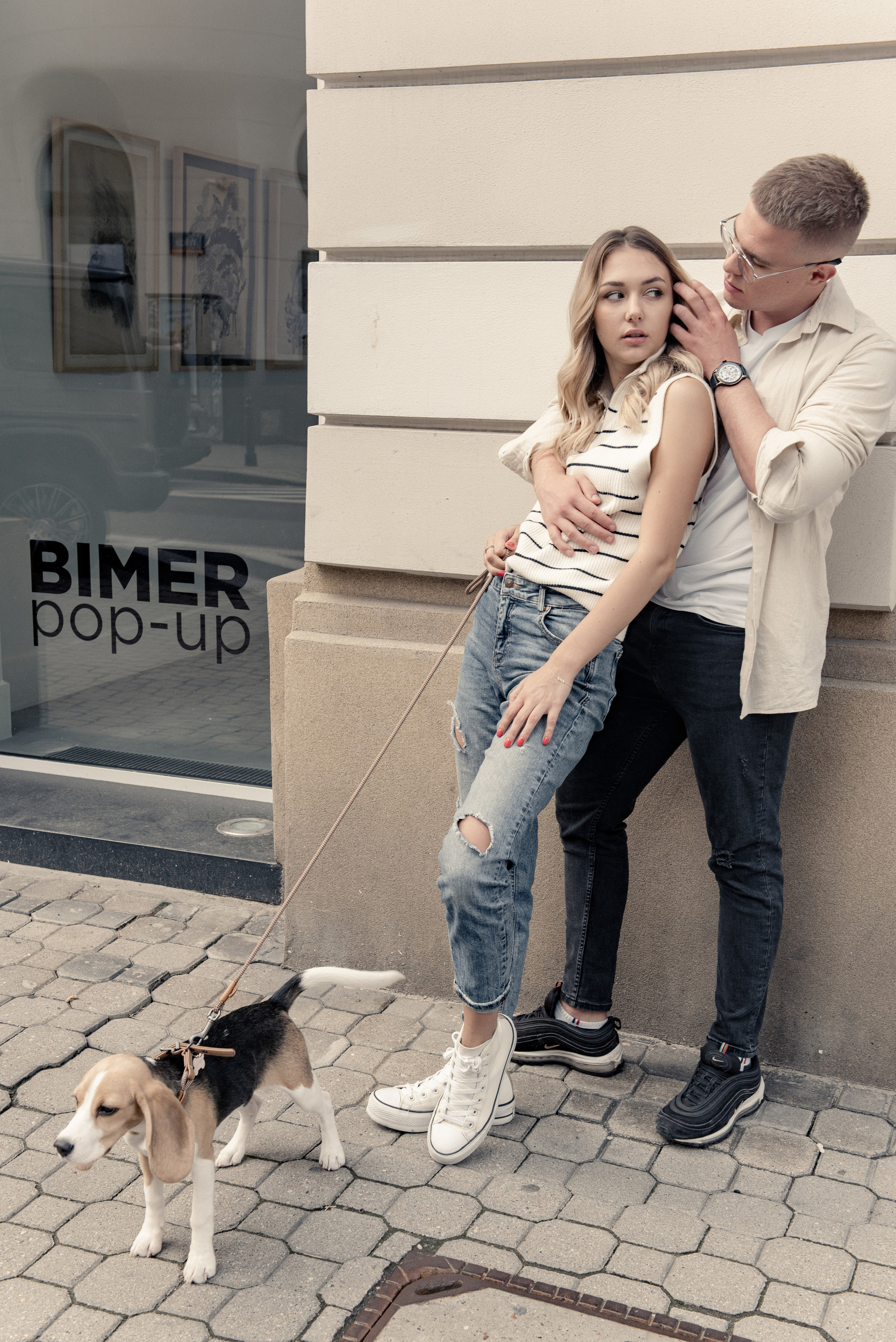 Love Story z pieskiem. NK Picture - Fotograf Lublin, Warszawa