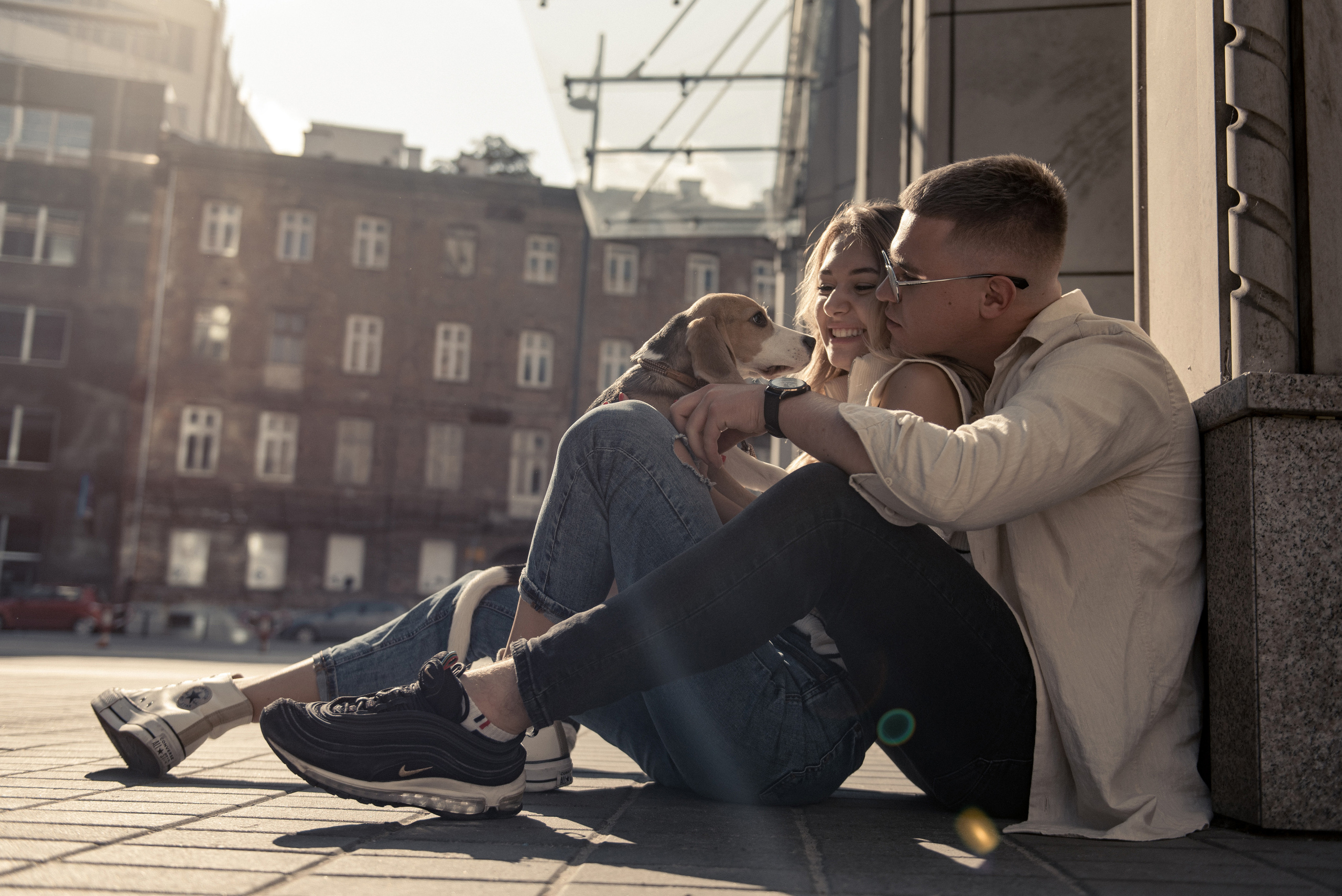 Love Story z pieskiem. NK Picture - Fotograf Lublin, Warszawa