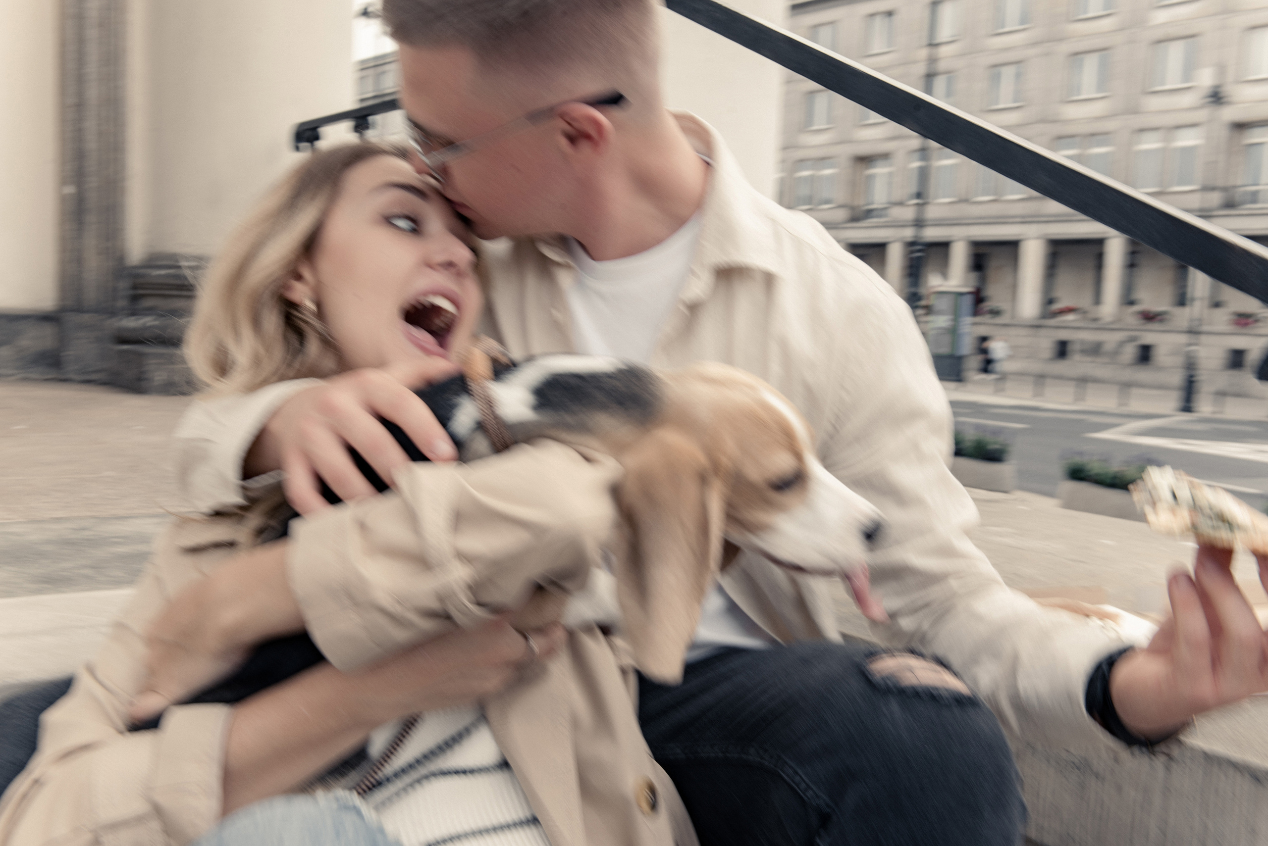 Love Story z pieskiem. NK Picture - Fotograf Lublin, Warszawa