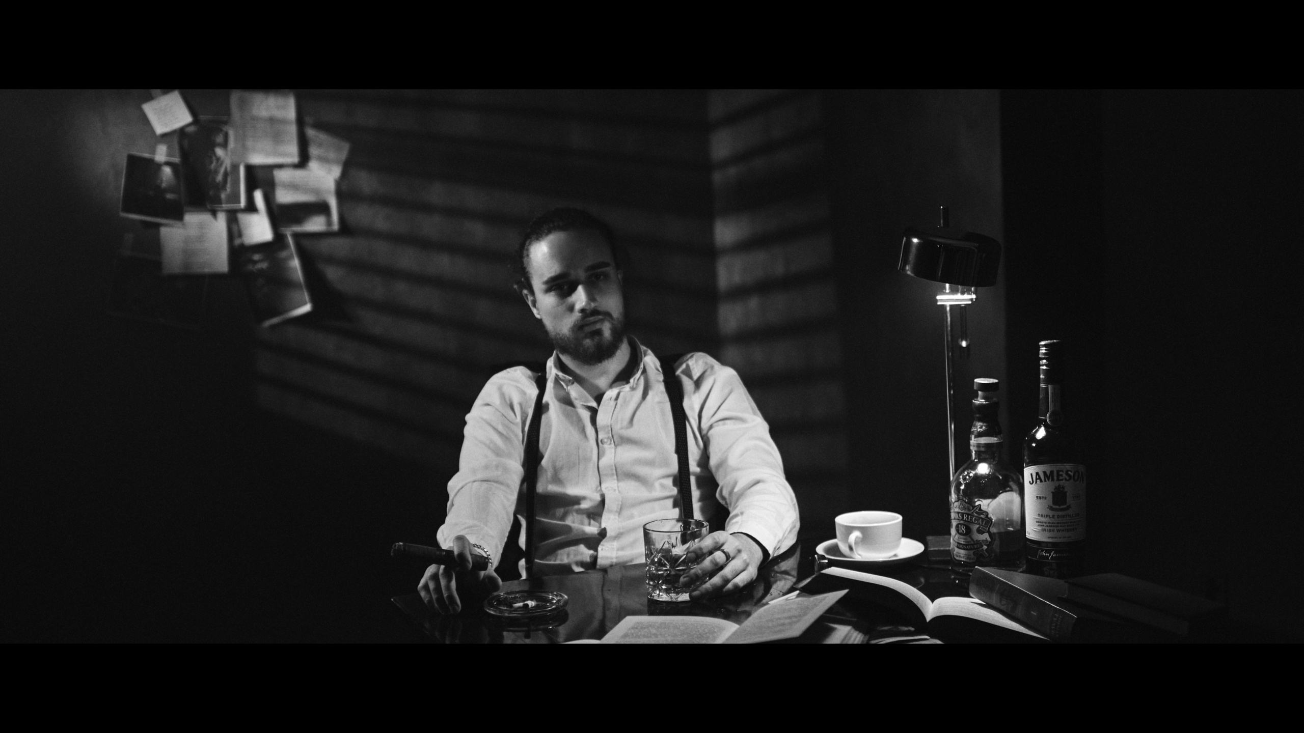 Олег. Кінопортрети в стилі нуар. Фотограф Евгений Хиль | Львов Киев Днепр | Eugene Hill | Yevhenii Khil