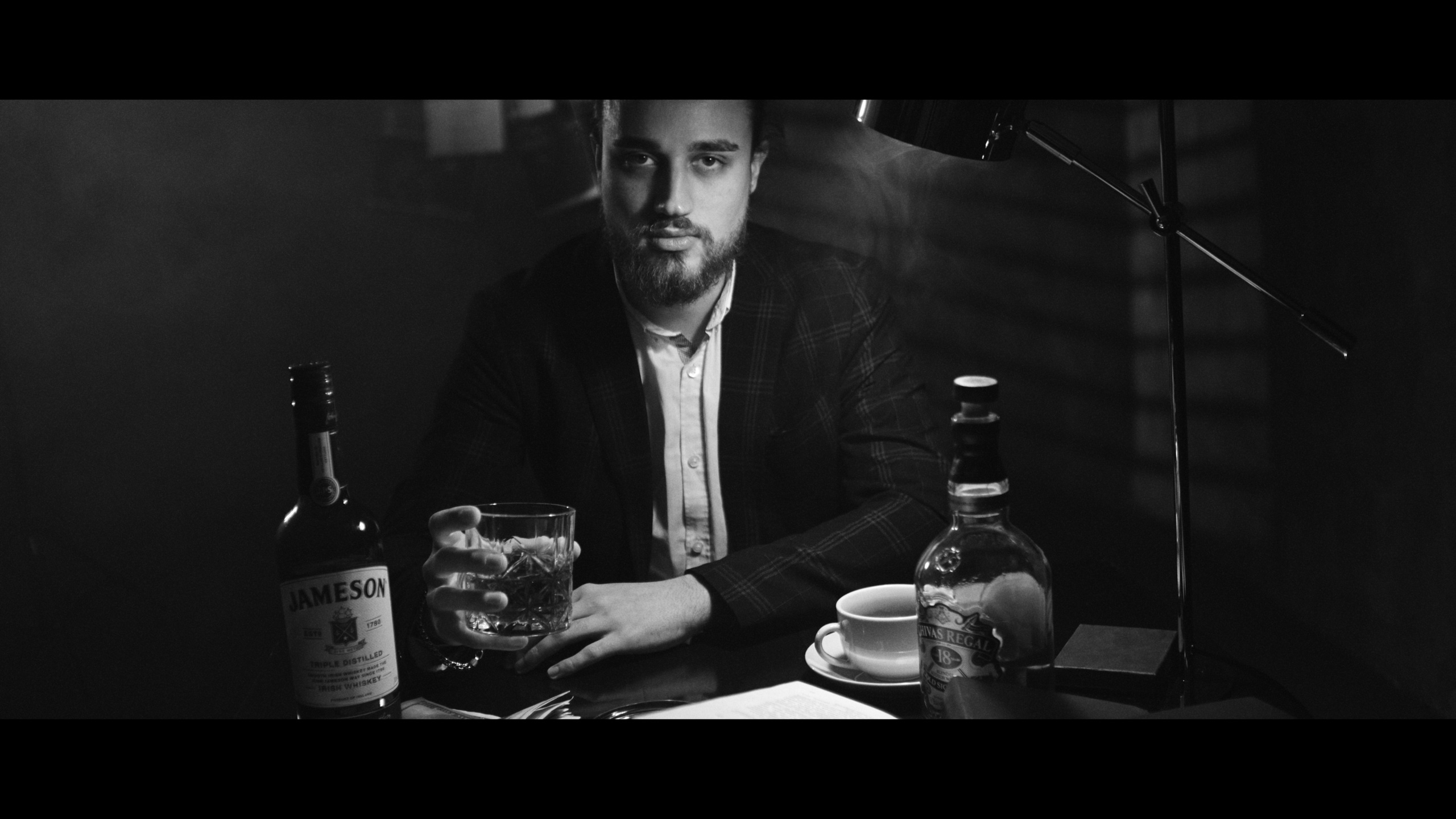 Олег. Кінопортрети в стилі нуар. Фотограф Евгений Хиль | Львов Киев Днепр | Eugene Hill | Yevhenii Khil