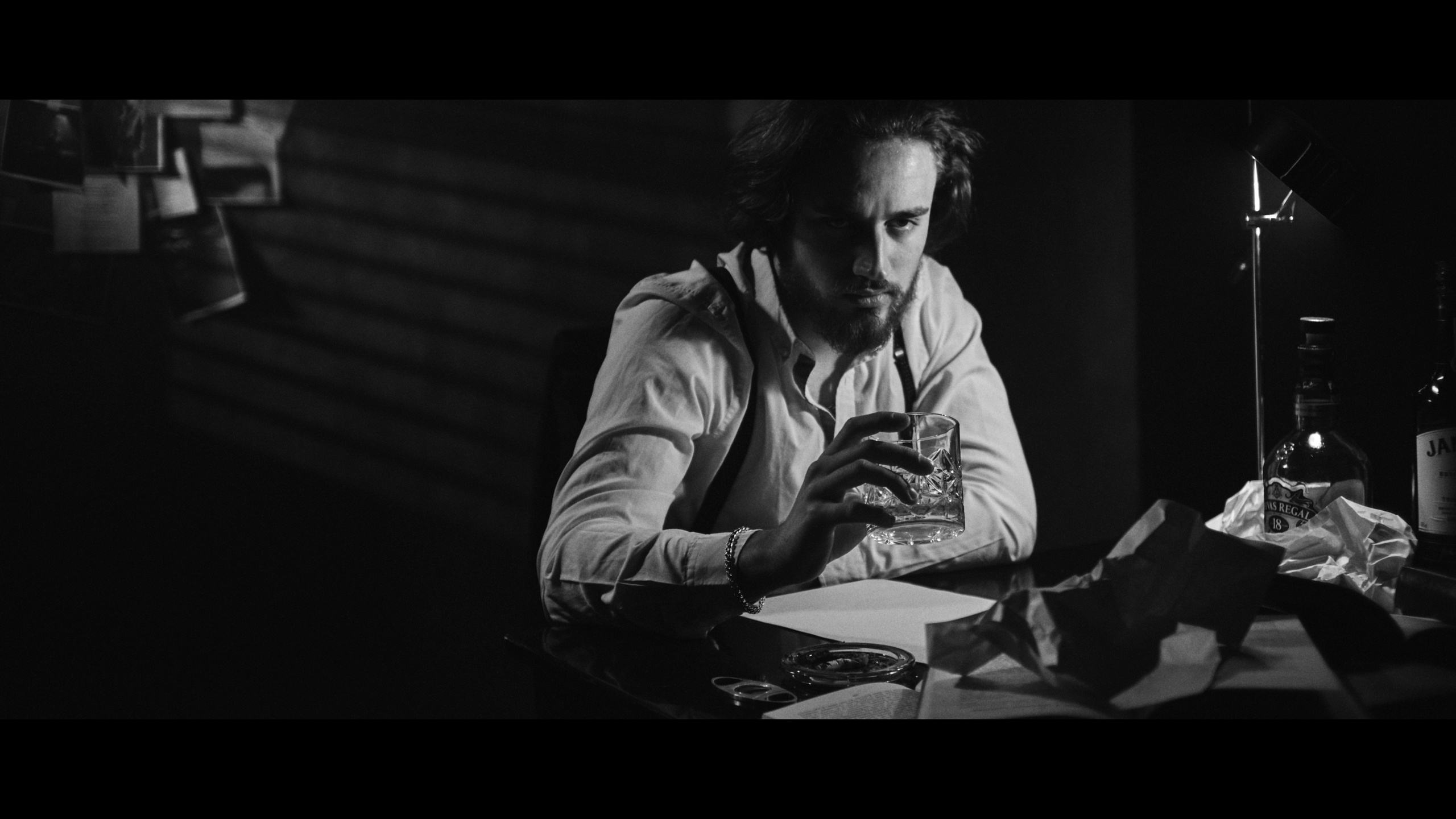 Олег. Кінопортрети в стилі нуар. Фотограф Евгений Хиль | Львов Киев Днепр | Eugene Hill | Yevhenii Khil